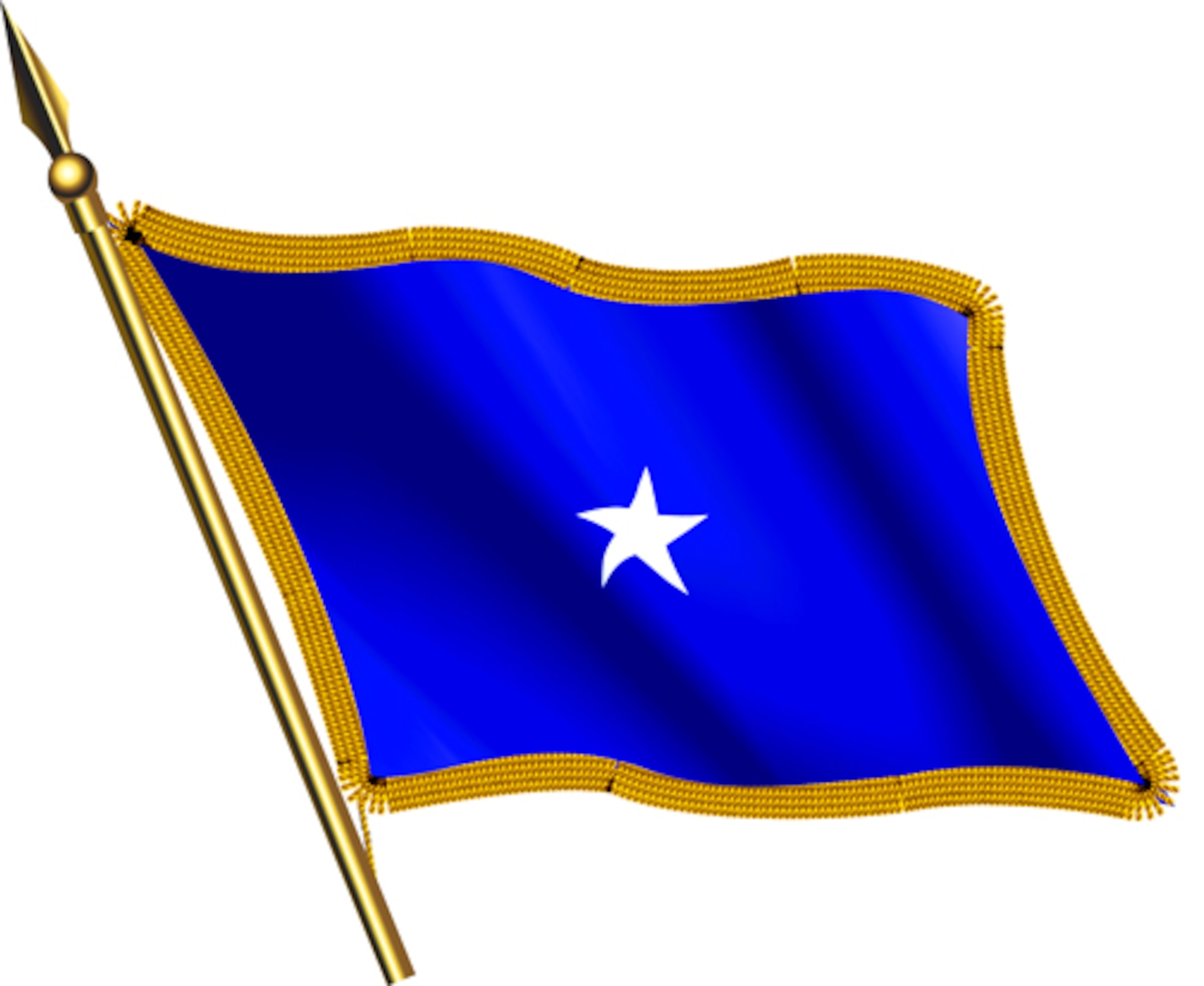 Brigadier General Flag (Stylized).  Image provided by Yaira M. Resto, Analytic Services Inc., Langley AFB.  Image is 7x5.7 @ 75 ppi. and is available up to 9.3x7.6 @ 300 ppi.