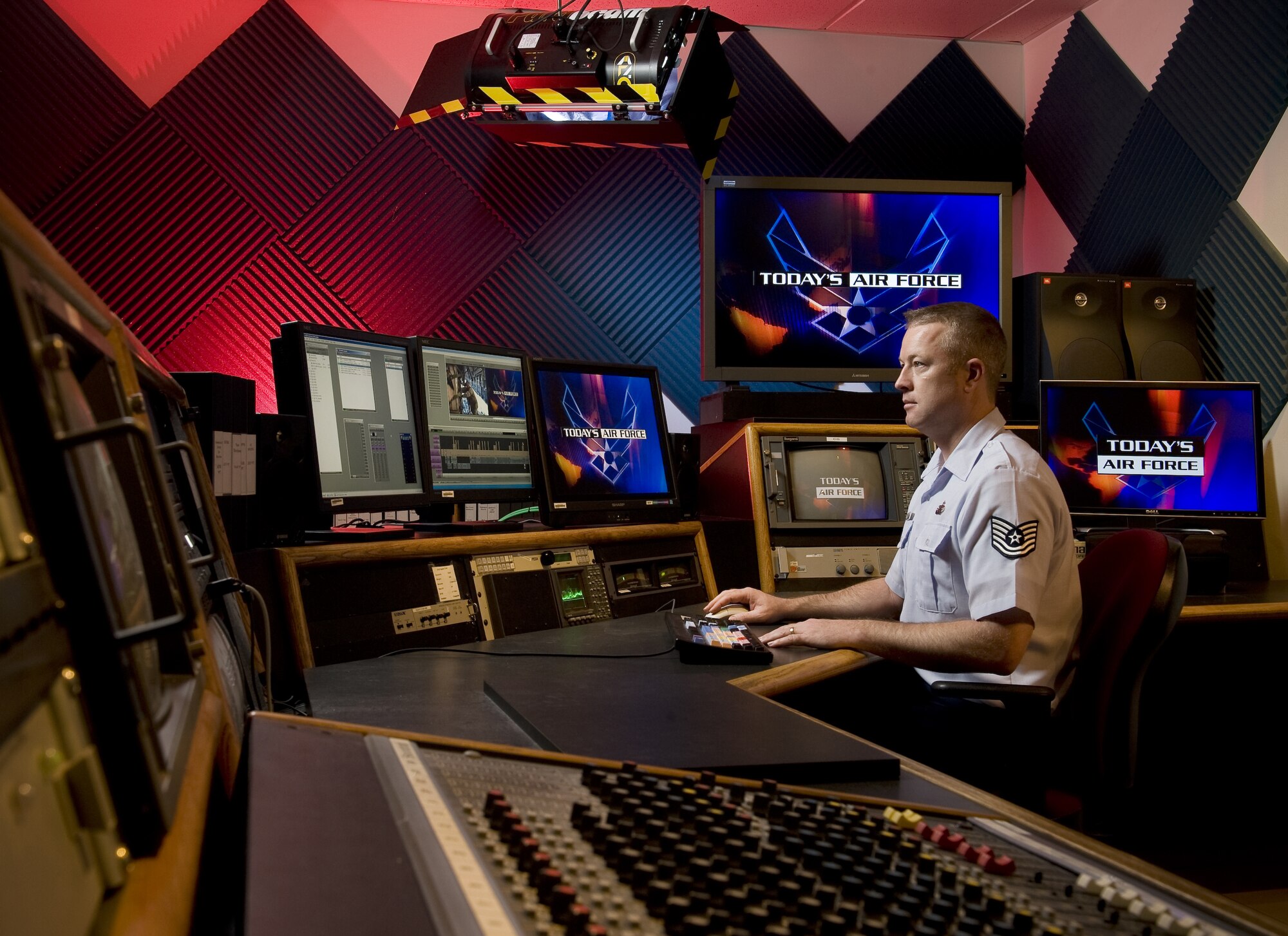 "Today's Air Force" is a long-format, weekly news show featuring in-depth stories about the Air Force's people, programs, technology, exercises, operations and more. (U.S. Air Force photo/Lance Cheung)