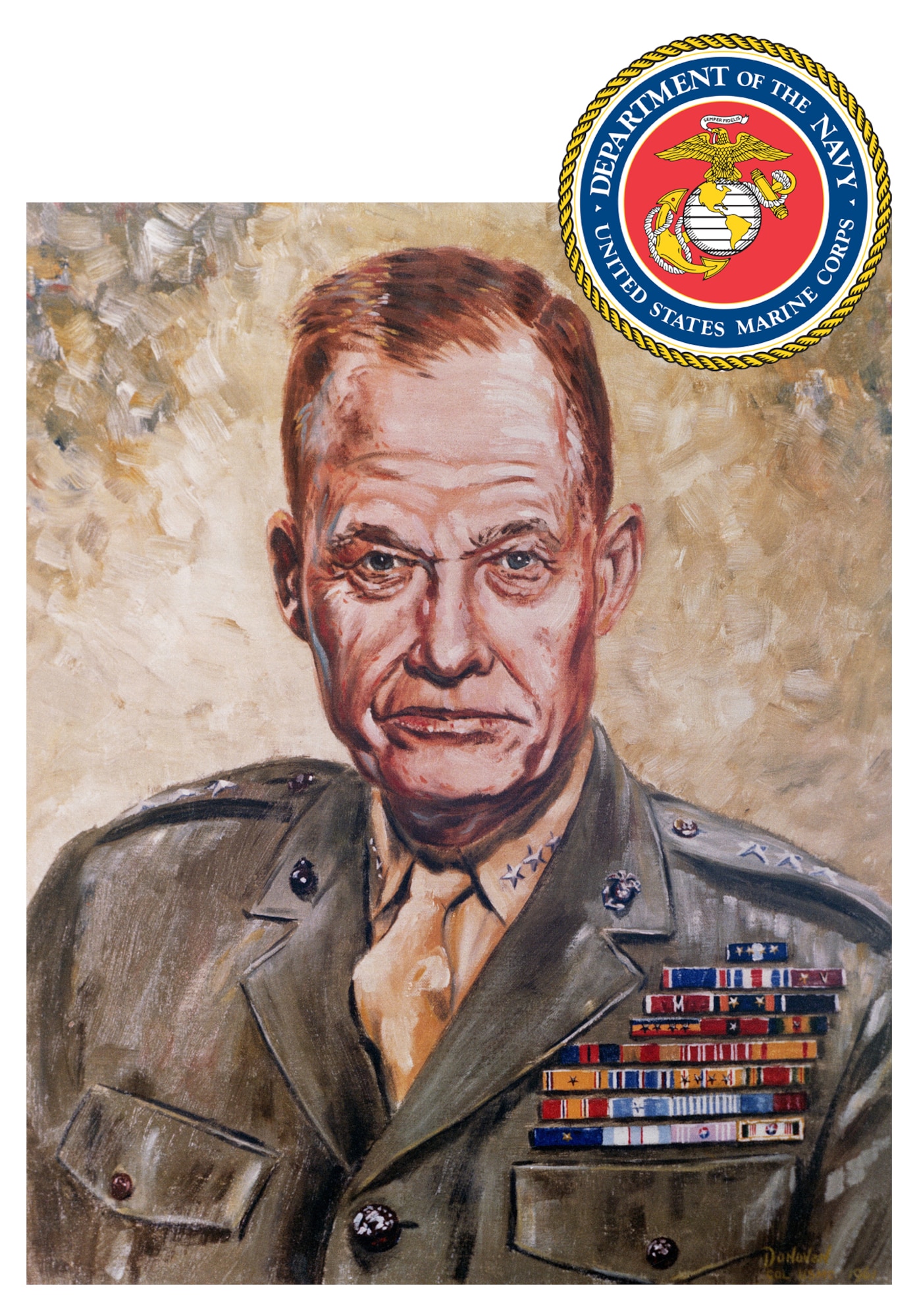 Retired Lt. Gen. Lewis 'Chesty' Puller is accounted as the most decorated Marine in history. (Courtesy photo) 