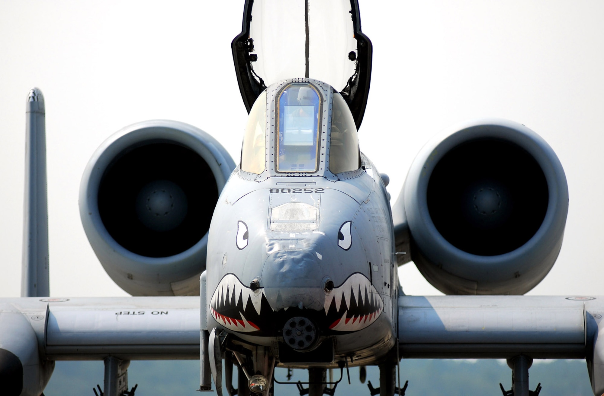 An A-10C Thunderbolt II assigned to the 23rd Fighter Group sits on the ramp at Moody Air Force Base, Ga. Air Force Reserve Command's 476th Fighter Group recently stood up as an associate unit linked to the 23rd. (U.S. Air Force photo by Tech. Sgt. Parker Gyokeres) 
