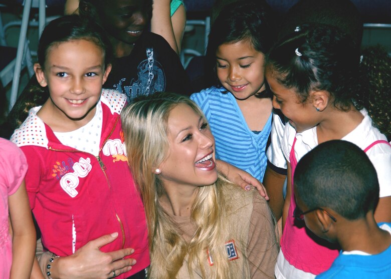 Anna Kournikova visits with Incirlik children, Airmen > U ...