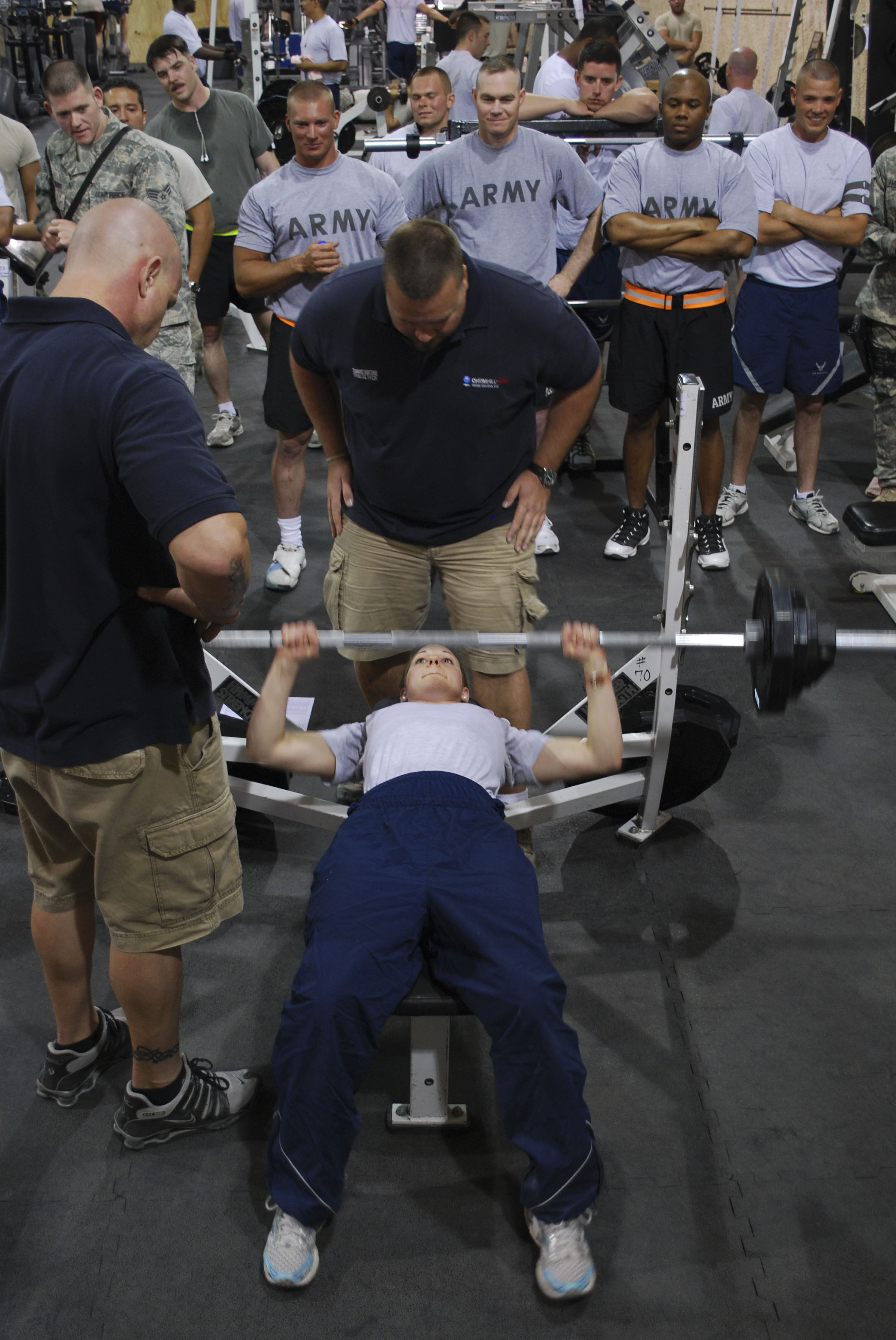 Airman Wins Bench Press Competition