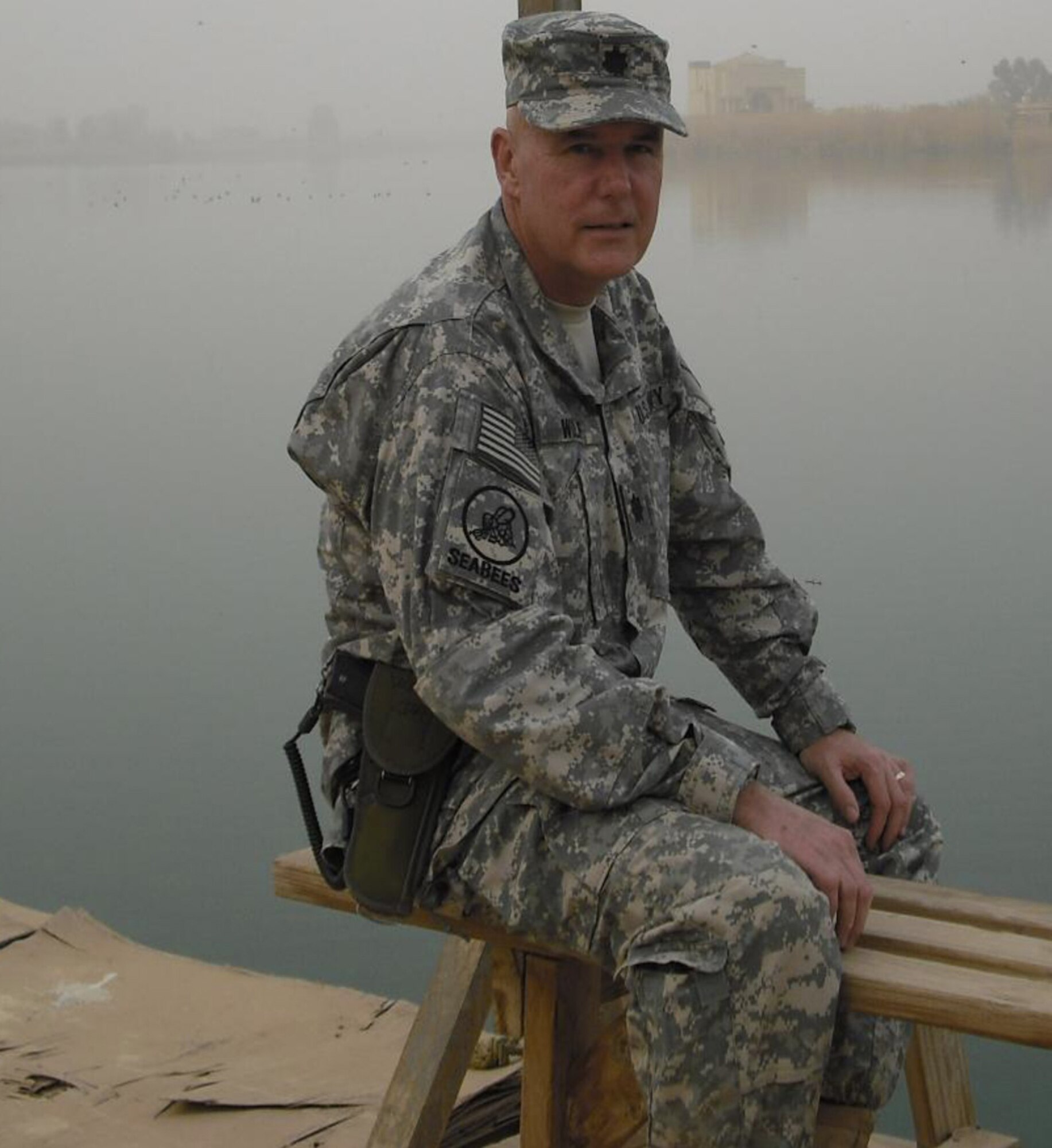 Naval Reserve Cmdr. Duane Wolfe was performing his reserve duties in the Navy when he was killed by injuries received during an improvised explosive device attack. Commander Wolfe served as the civilian deputy commander of the 30th Mission Support Group at Vandenberg Air Force Base, Calif. During his deployment, he was assigned as officer in charge of the U.S. Army Corps of Engineers Al Anbar Area Office, Al Asad Air Base, Iraq. (Courtesy photo)