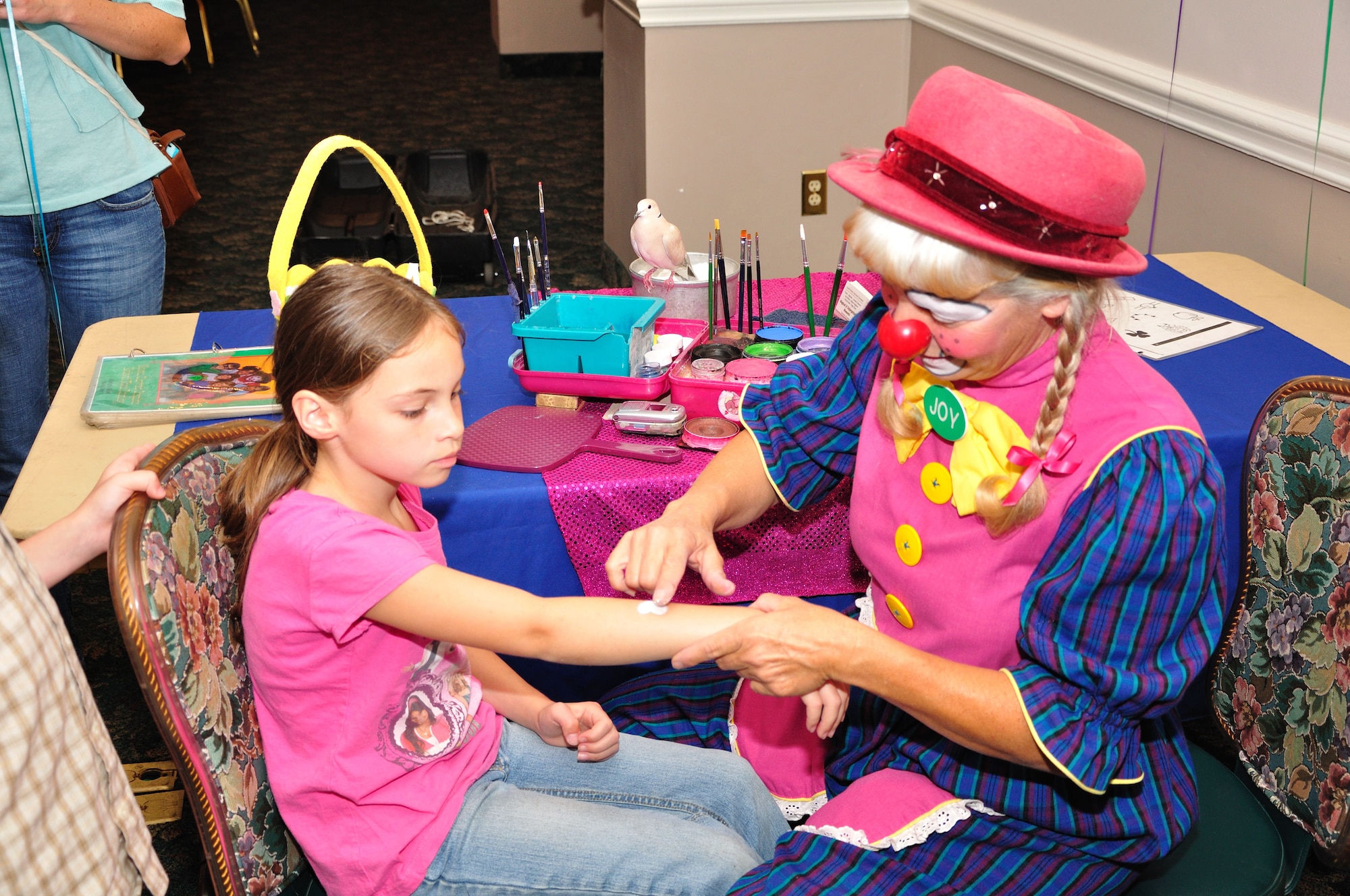 Pope AFB's families enjoy various activities available at the annual Family Fun Night May 19. 