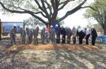 5/27/2009 - Members of Team Lackland and Balfour Beatty Communities break ground new privatized housing at the new North Wherry building site May 27. (U.S. Air Force photo/Alan Boedeker)                               