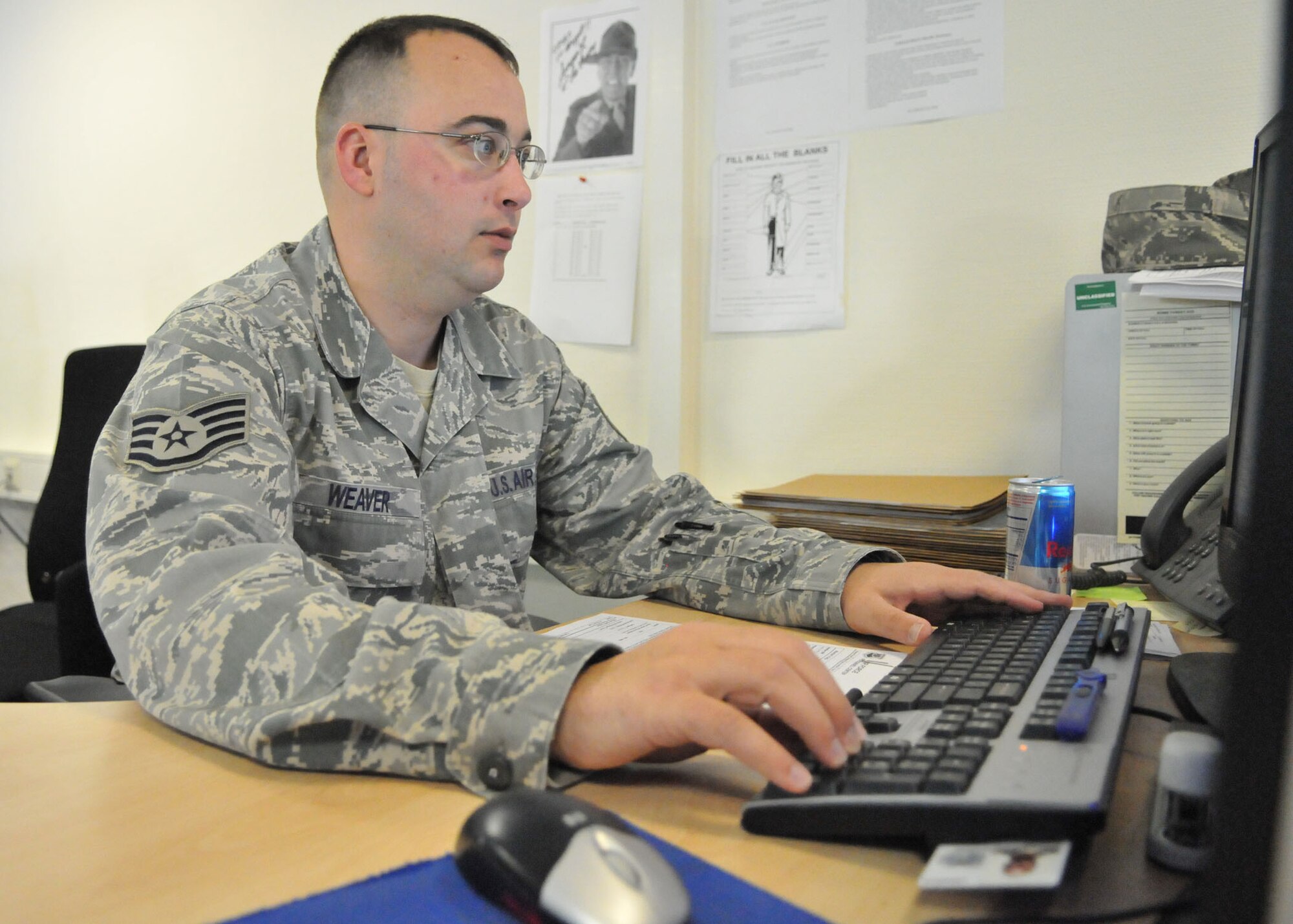 SPANGDAHLEM AIR BASE, Germany -- Staff Sgt. Patrick Weaver, 52nd Comptroller Squadron financial services supervisor, is the 52nd Fighter Wing's Top Saber Performer for the week of June 5-11, 2009. (U.S. Air Force photo by Airman 1st Class Nicholas Wilson)