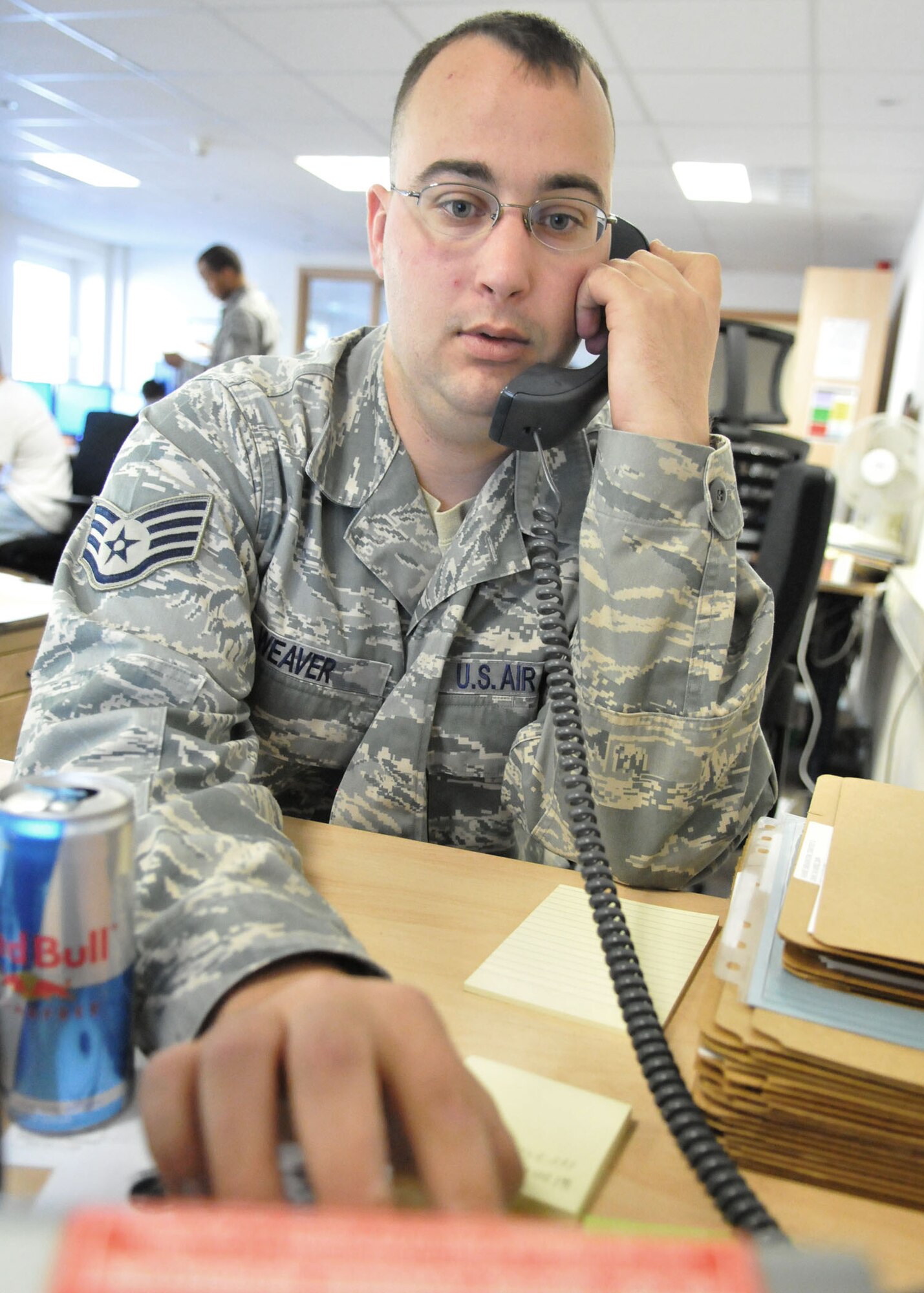 SPANGDAHLEM AIR BASE, Germany -- Staff Sgt. Patrick Weaver, 52nd Comptroller Squadron financial services supervisor, is the 52nd Fighter Wing's Top Saber Performer for the week of June 5-11, 2009. (U.S. Air Force photo by Airman 1st Class Nicholas Wilson)