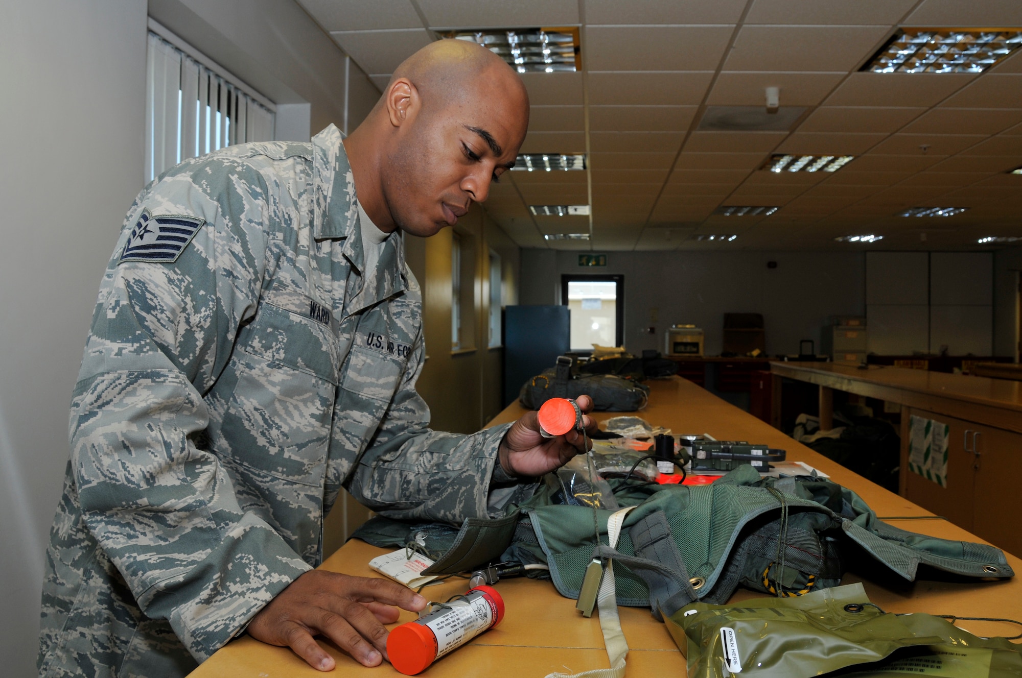Tech Sgt. Henry M. Ward III, 48th Operations Support Squadron commander’s executive officer and aircrew flight equipment technician, was nominated for the Liberty Spotlight by his chain of command because he practices the Air Force core values of “Service Before Self”, “Integrity First” and “Excellence in All We Do."