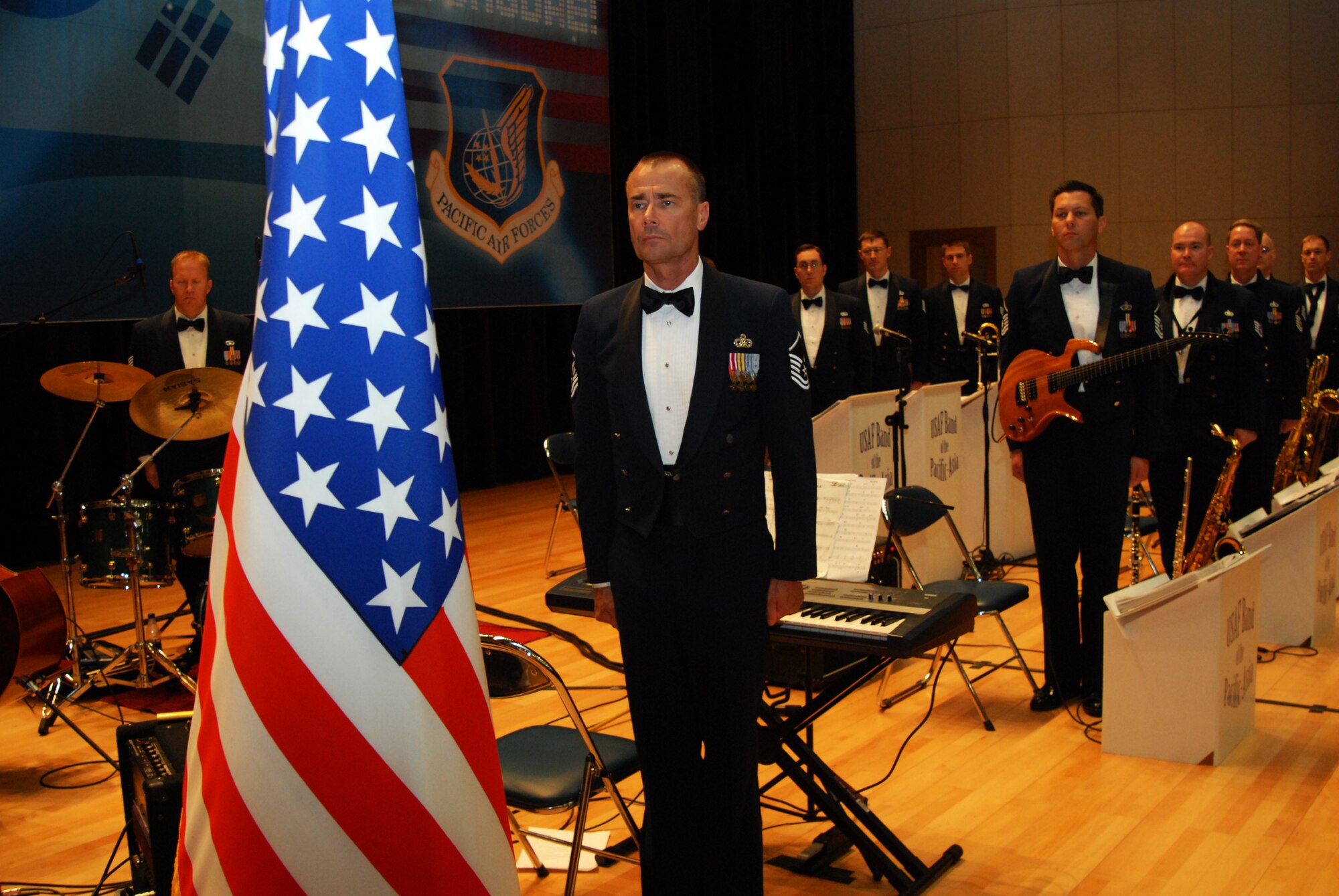 PACAF Band performed at ROKAF HQ on 22 OCT. (Photo by ROKAF)