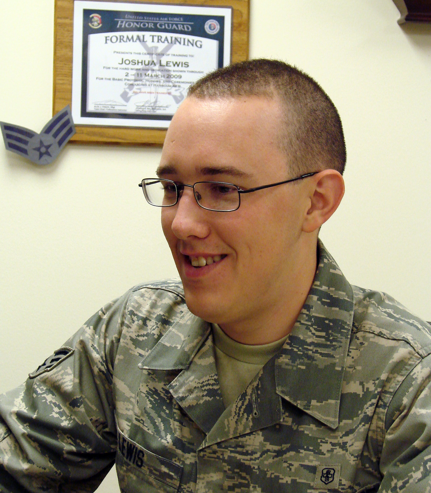 Senior Airman Joshua Lewis