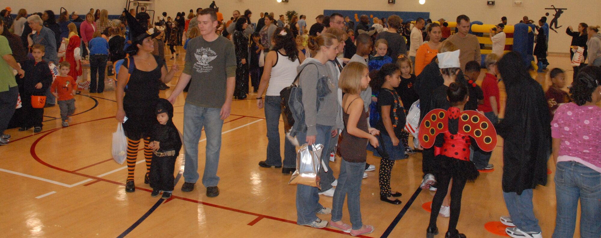 The Harvest Festival, held at the Youth Center, attracted 516 people Oct. 30.  The Harvest Festival was the kick-off event for the Year of the Air Force Family.  For more information on Year of the Air Force Family, visit http://www.af.mil/yoaff.  (U.S. Air Force photo/Staff Sgt. Chad Padgett) 