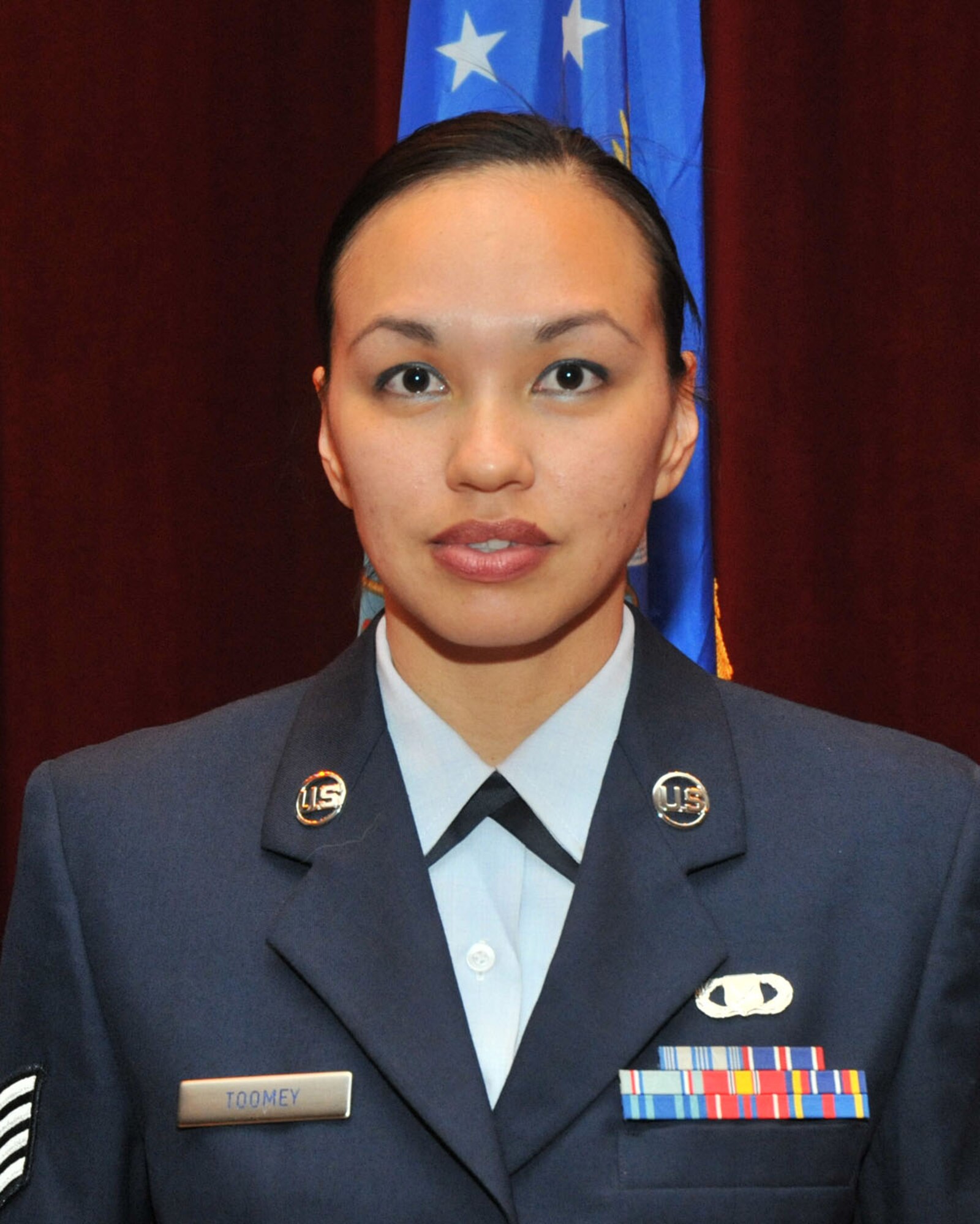 Staff Sgt. Cecilia Toomey, chapel.  (U.S. Air Force photo by Adam Bond)