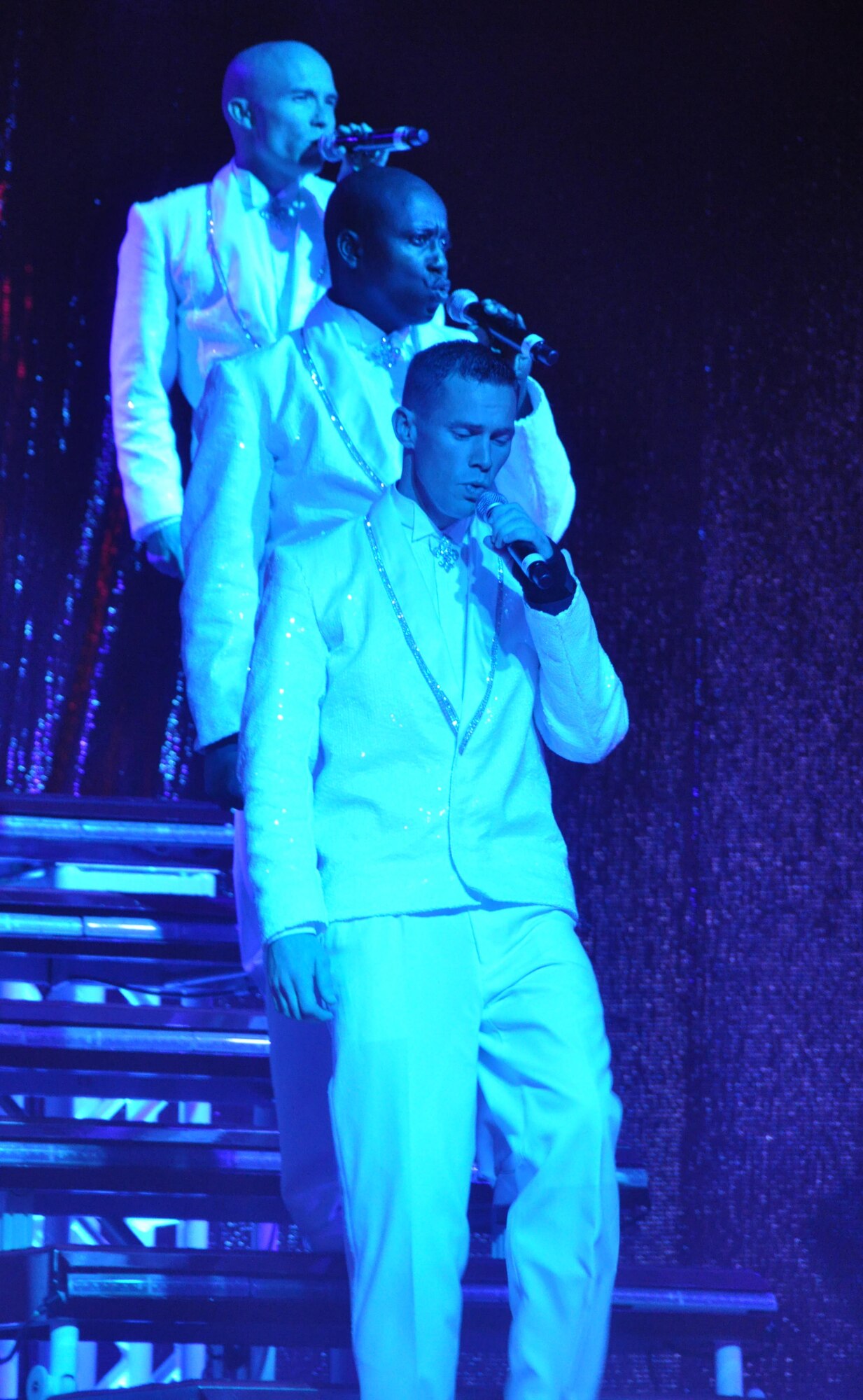 Tops in Blue perform at the Panama City Civic Center Oct. 29 as a part of their year-long tour across Air Force base's worldwide. (U.S. AIr Force photo by Airman 1st Class Rachelle Elsea)