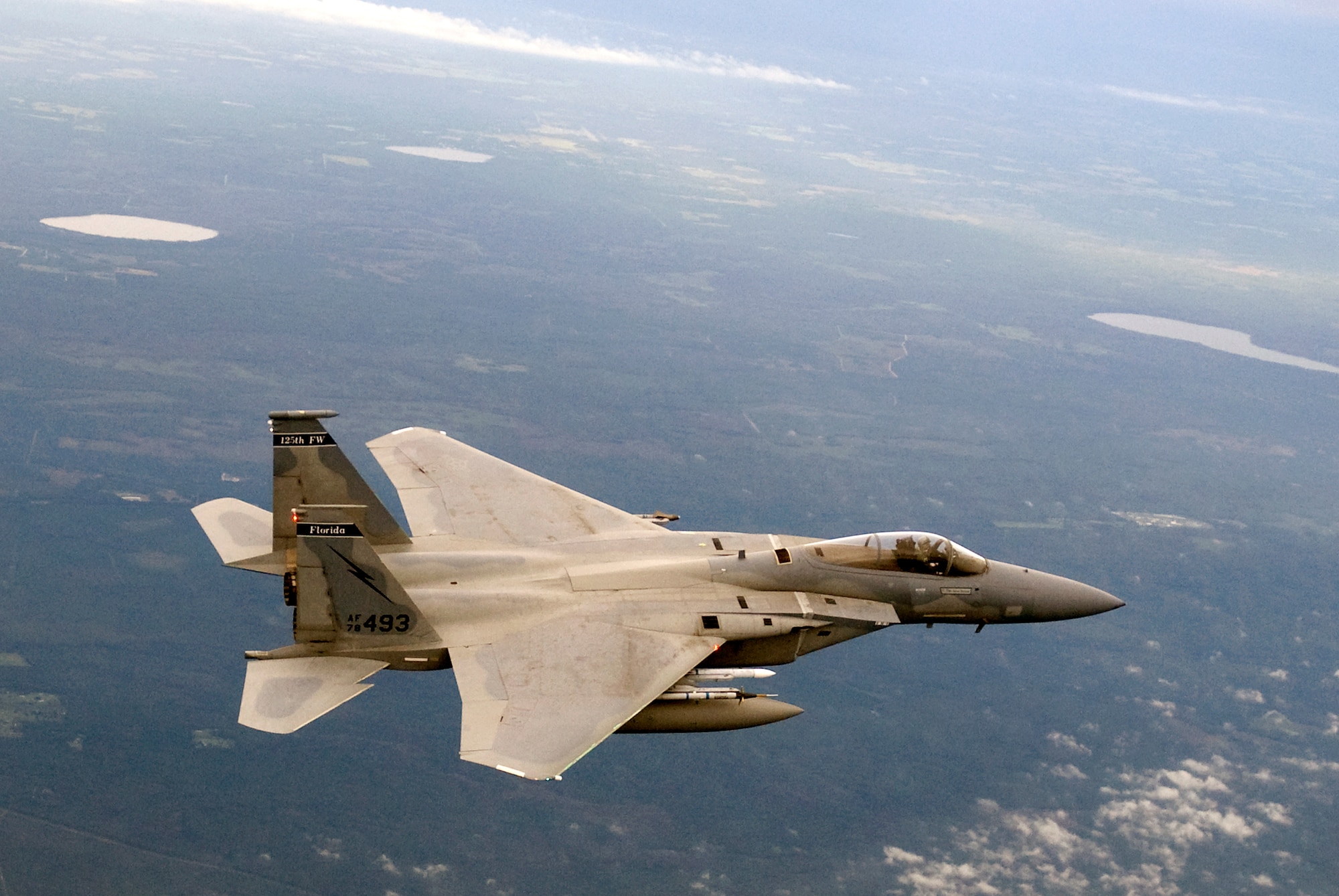 F-15's from the 125th Fighter Wing, Jacksonville, Florida. October 16 , 2009 (Air Force Photo by Tech. Sgt. Shelley Gill)