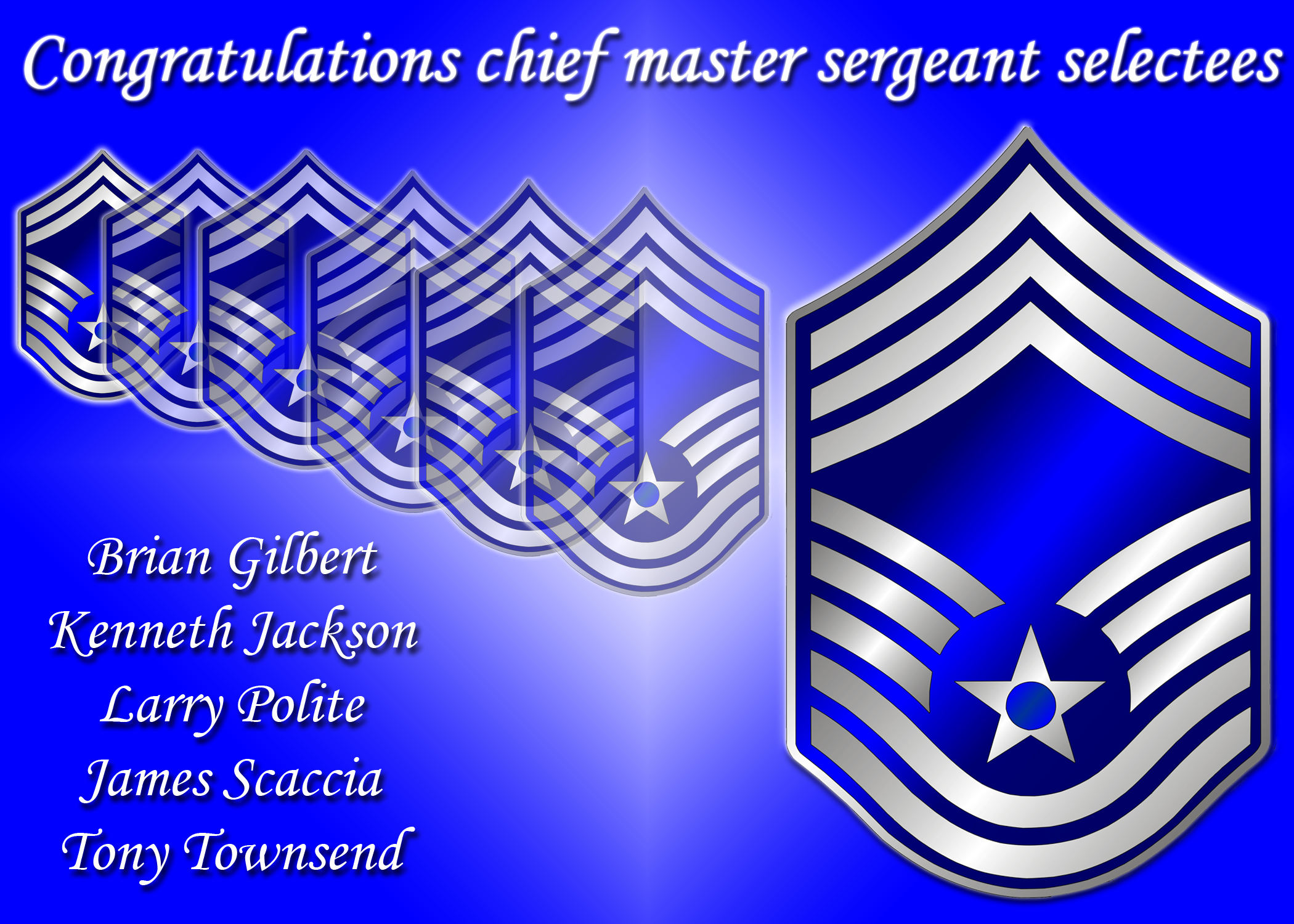 Chief selectees