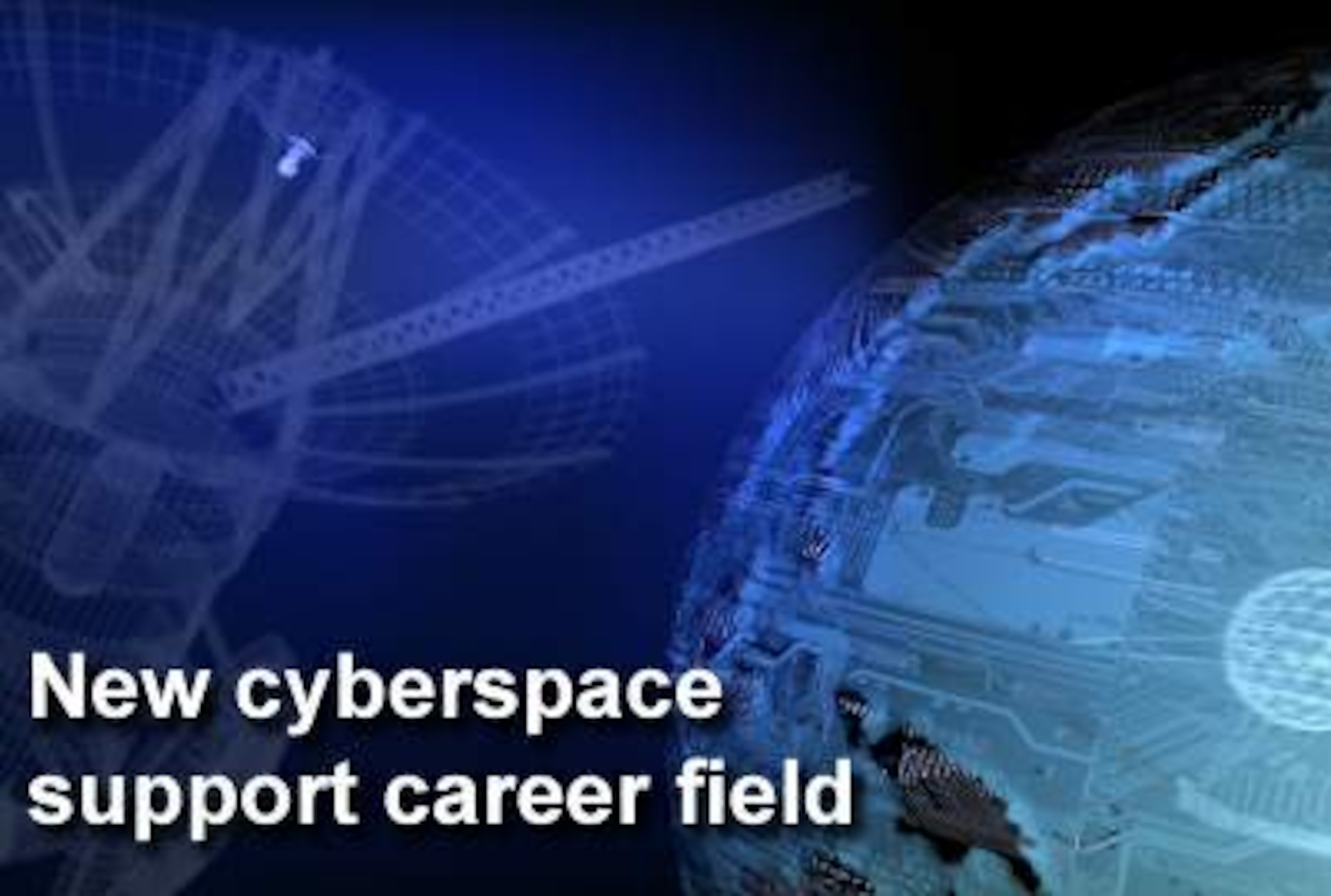 Air Force officials converted more than 43,000 total force enlisted Airmen from former communications career fields to cyberspace support Nov. 1. (U.S. Air Force graphic)