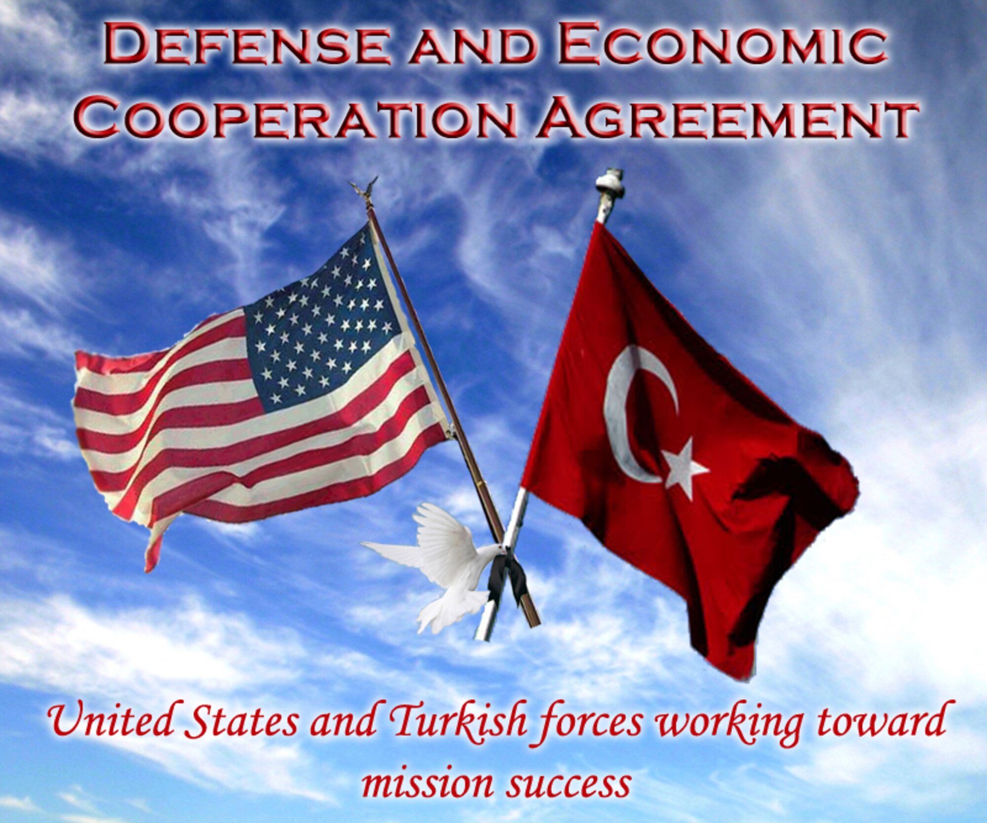 A joint team led by the office of defense cooperation-Ankara and the Turkish General Staff will arrive at Incirlik Nov. 5 to perform a compliance review as required by the 28-year old Defense and Economic Cooperation Agreement between the United States and Turkey. (U.S. Air Force graphic/ Airman 1st Class Amber Ashcraft)