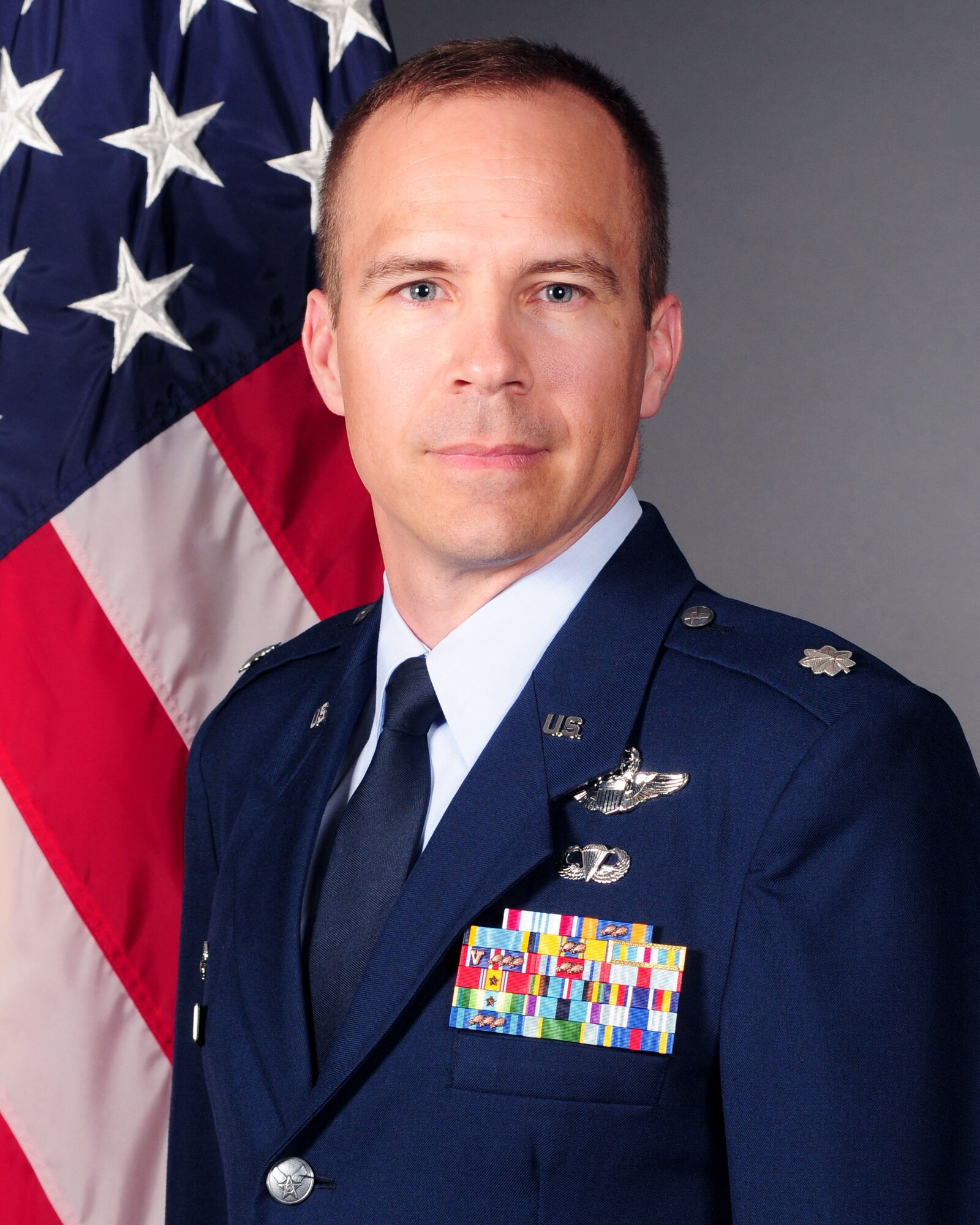 Lt. Col. Nathan Allerheiligen, 50th Airlift Squadron, commander