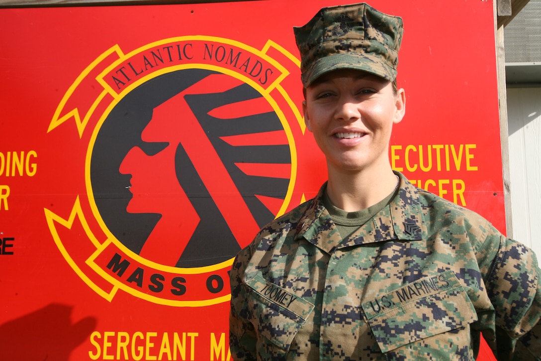 Sgt. Stephanie Toomey, a field radio operator with Marine Air Support Squadron 1, was the only female Marine from Cherry Point to compete in the 2009 Amateur Softball Association of America National Championships in Oklahoma City, Oct. 2-4.