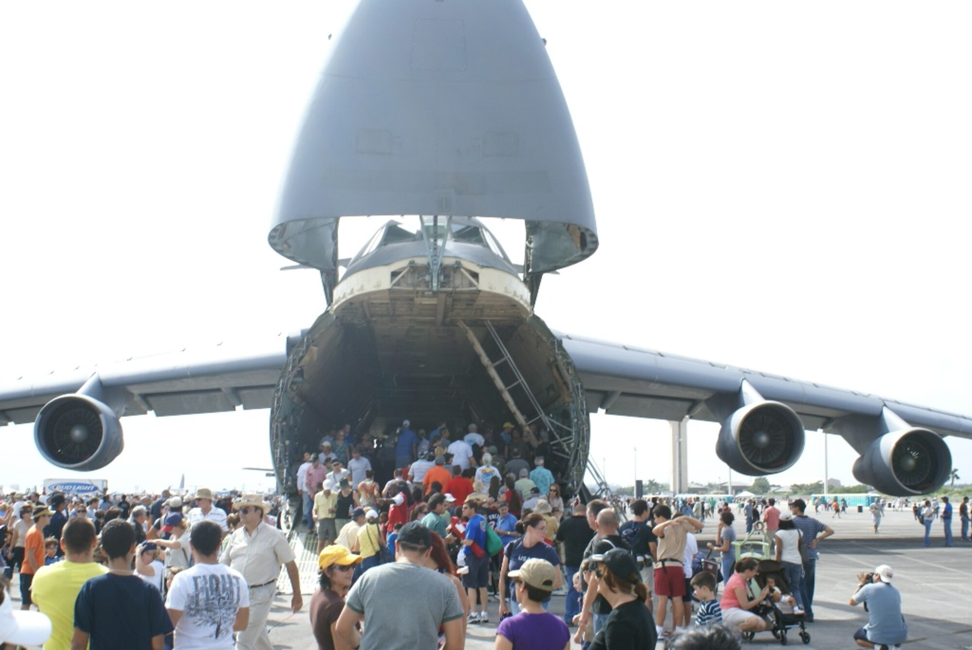 A C-5 Galaxy was on display during the Wings Over Homestead Air Show on Nov. 7-8. (U.S. Air Force photo/2nd Lt. Erik Hofmeyer)