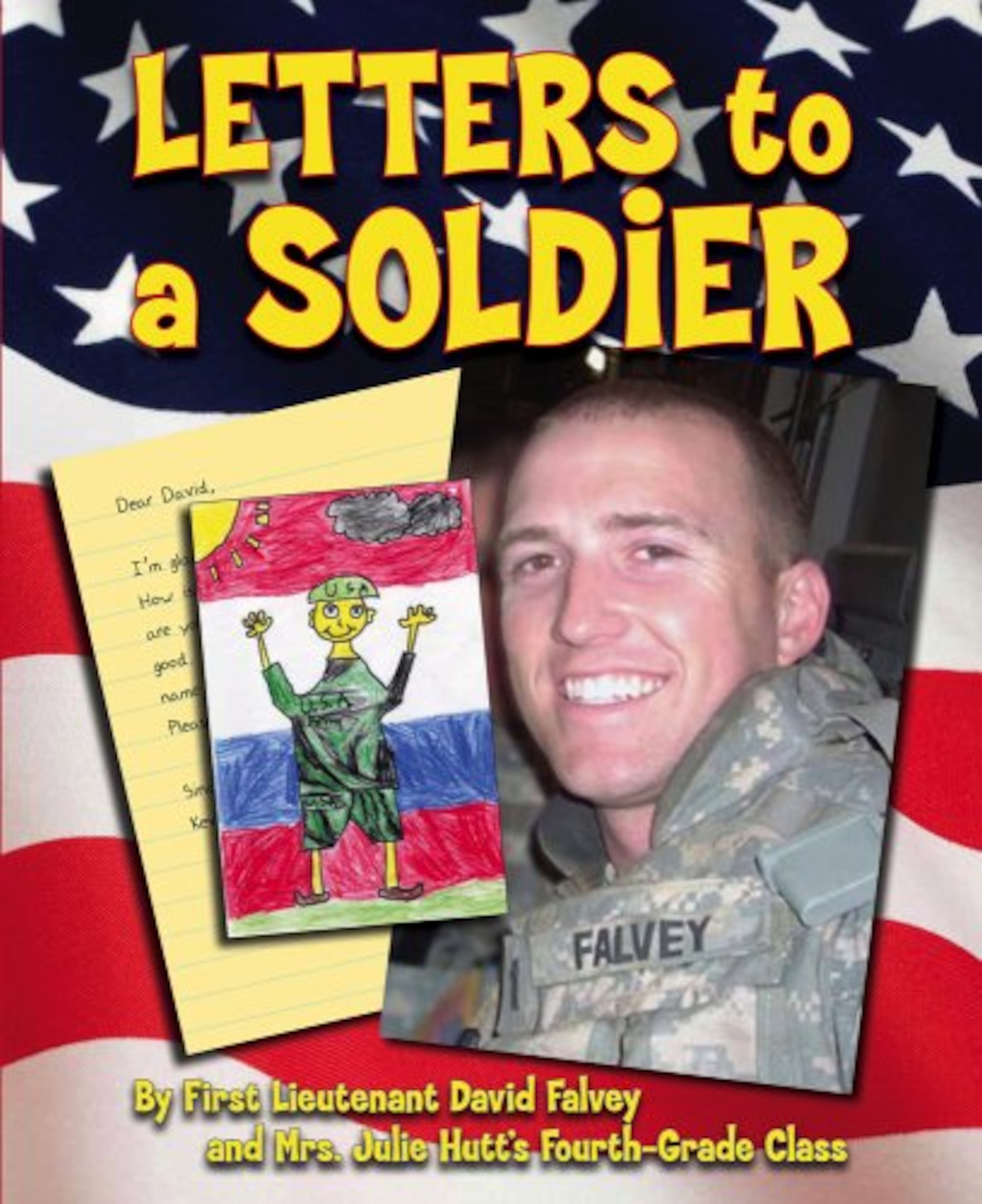 Electronic Systems Center's David Falvey carried on e-mail correspondence with a group of students during his deployment to Iraq, resulting in the recently published book 'Letters to a Soldier,' seen here.  (Courtesy image)