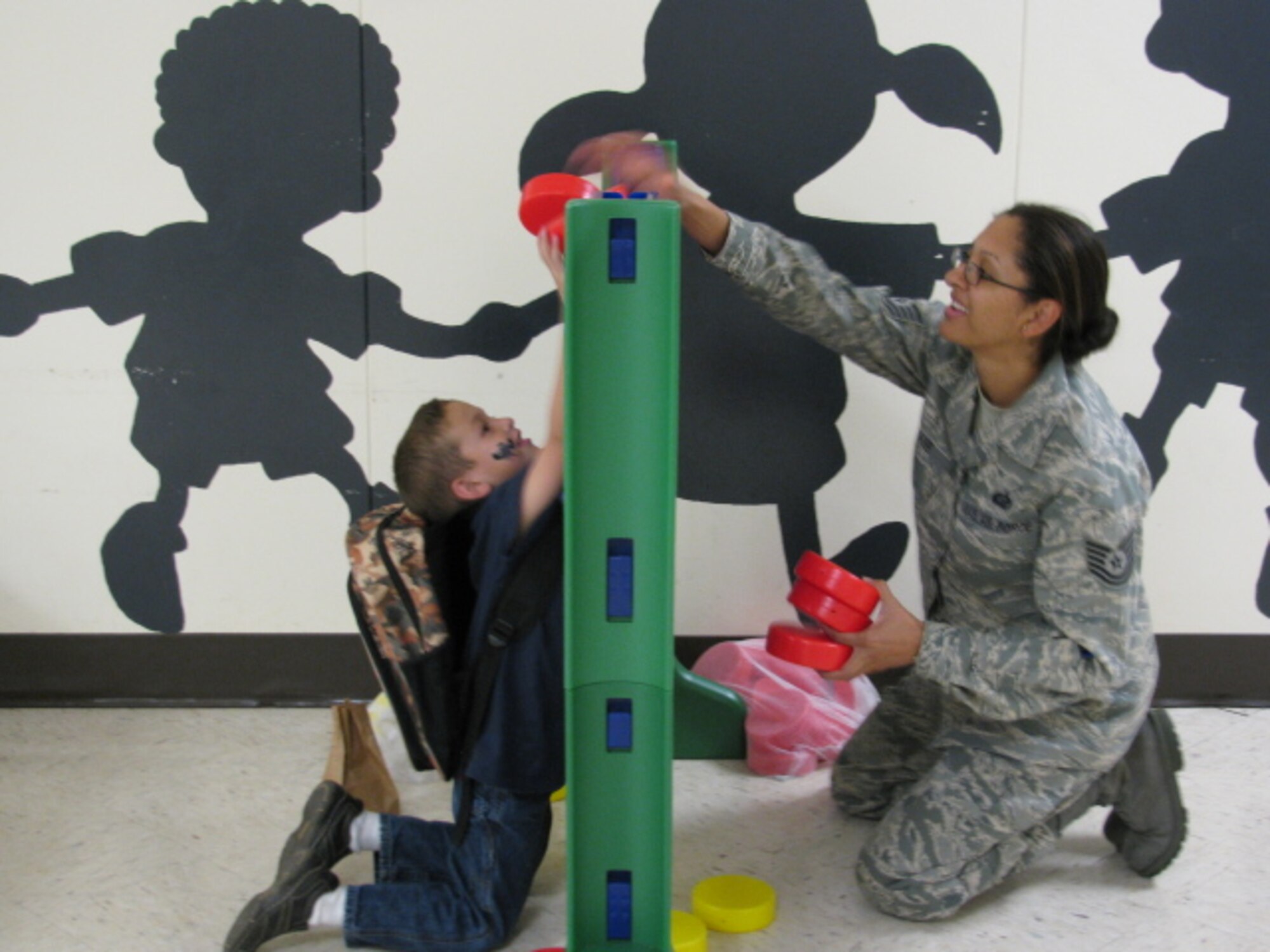 EGLIN AIR FORCE BASE, Fla. -- Families enjoyed nightly games and activities at the Eglin Youth Center during Air Force Family Week, Nov. 2-6. (U.S. Air Force Photo/ Marcy Silvia)