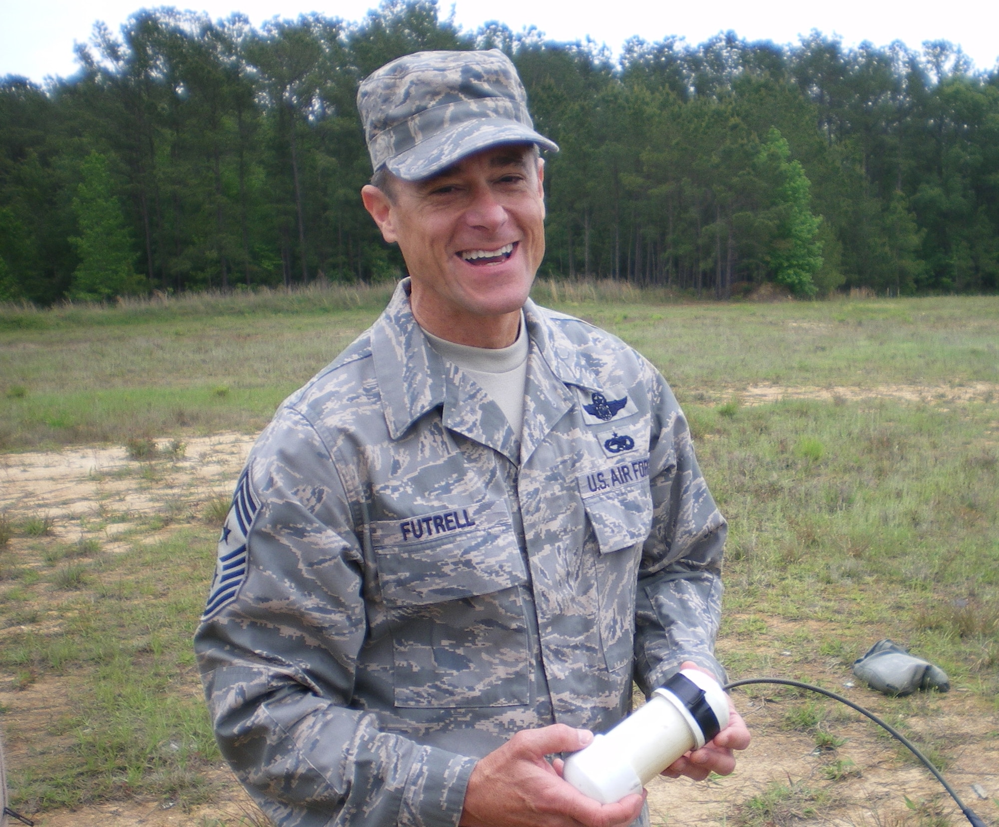 Chief Master Sgt. Ben Futrell, 315th Airlift Wing Command Chief.