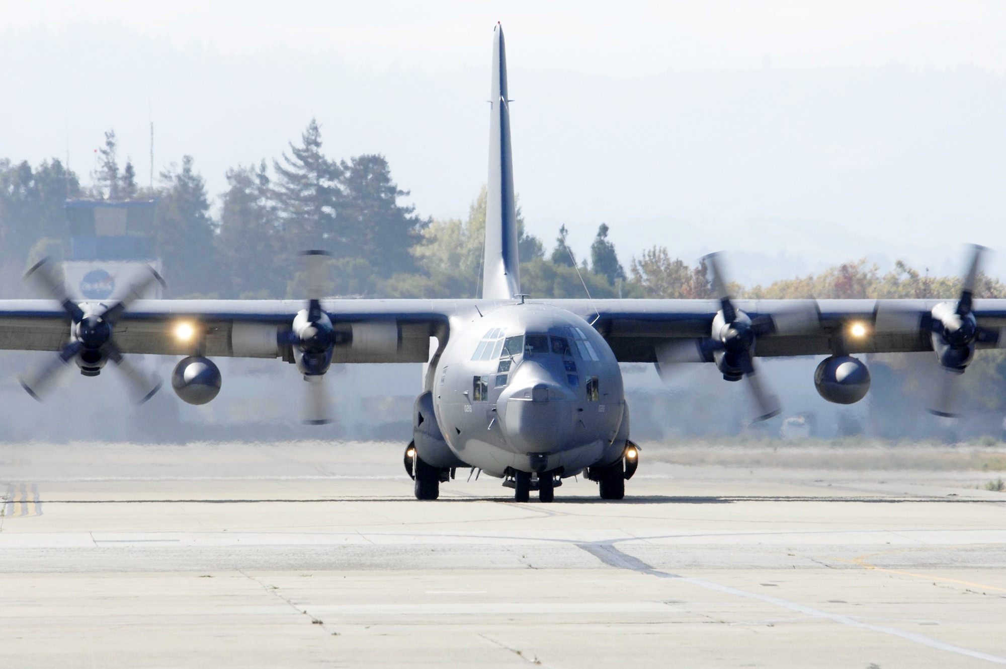 The 129th Rescue Wing sent 23 Guard members and an MC-130P Combat Shadow aircraft, similiar to this one, equipped with a prototype situation awareness system during Bold Quest 2009 to Marine Corps Air Station Cherry Point, N.C., to assess technical and procedural solutions to improve the combat effectiveness of coalition forces, according to the JFCOM Web site.