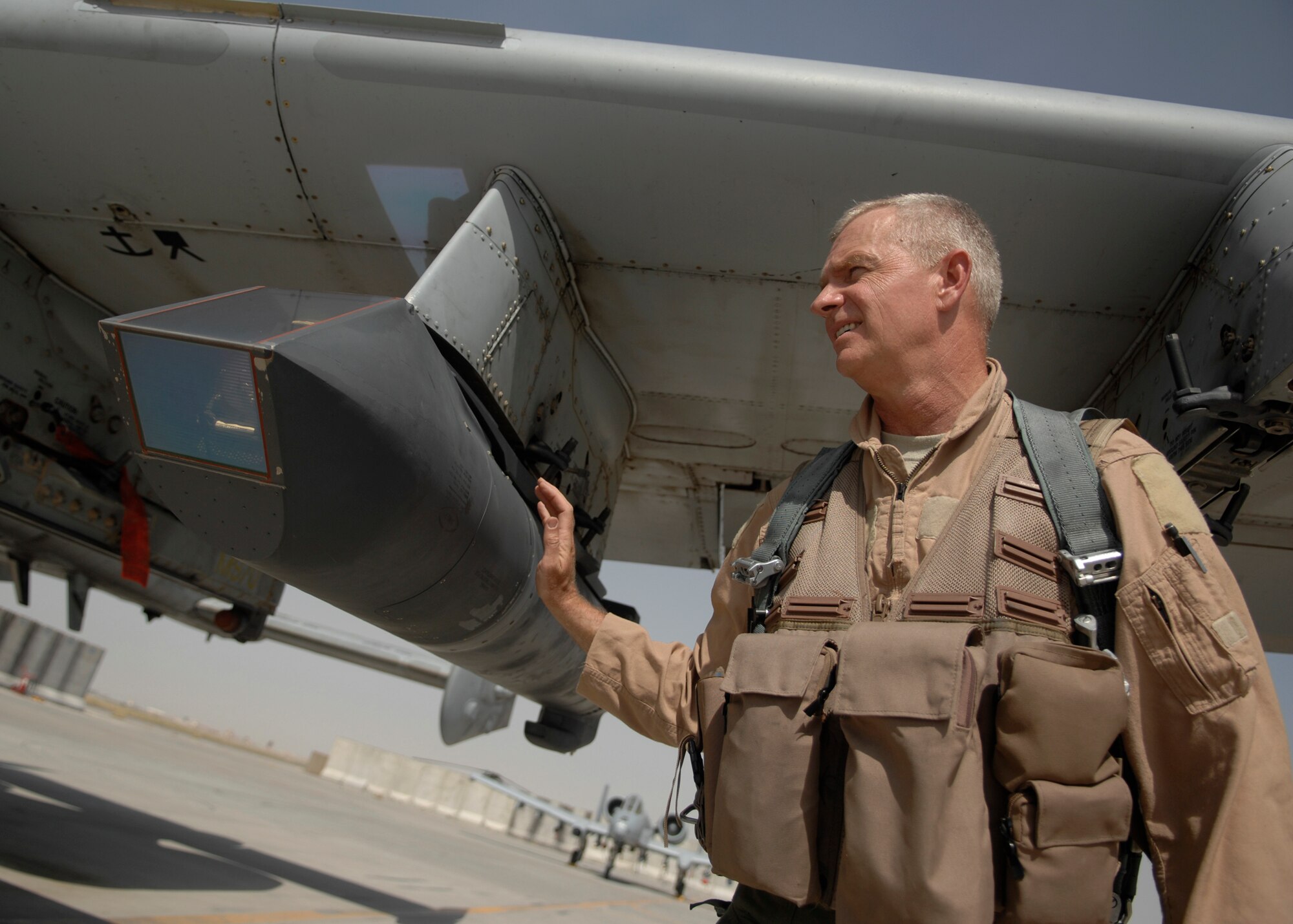 Brigadier General Guy Walsh, a Maryland Air Guardsman from the 175th Airlift Wing in Baltimore, is the commander of the Air Force's newest air expeditionary wing in Afghanistan. (U.S. Air Force photo/Senior Airman Timothy Taylor)