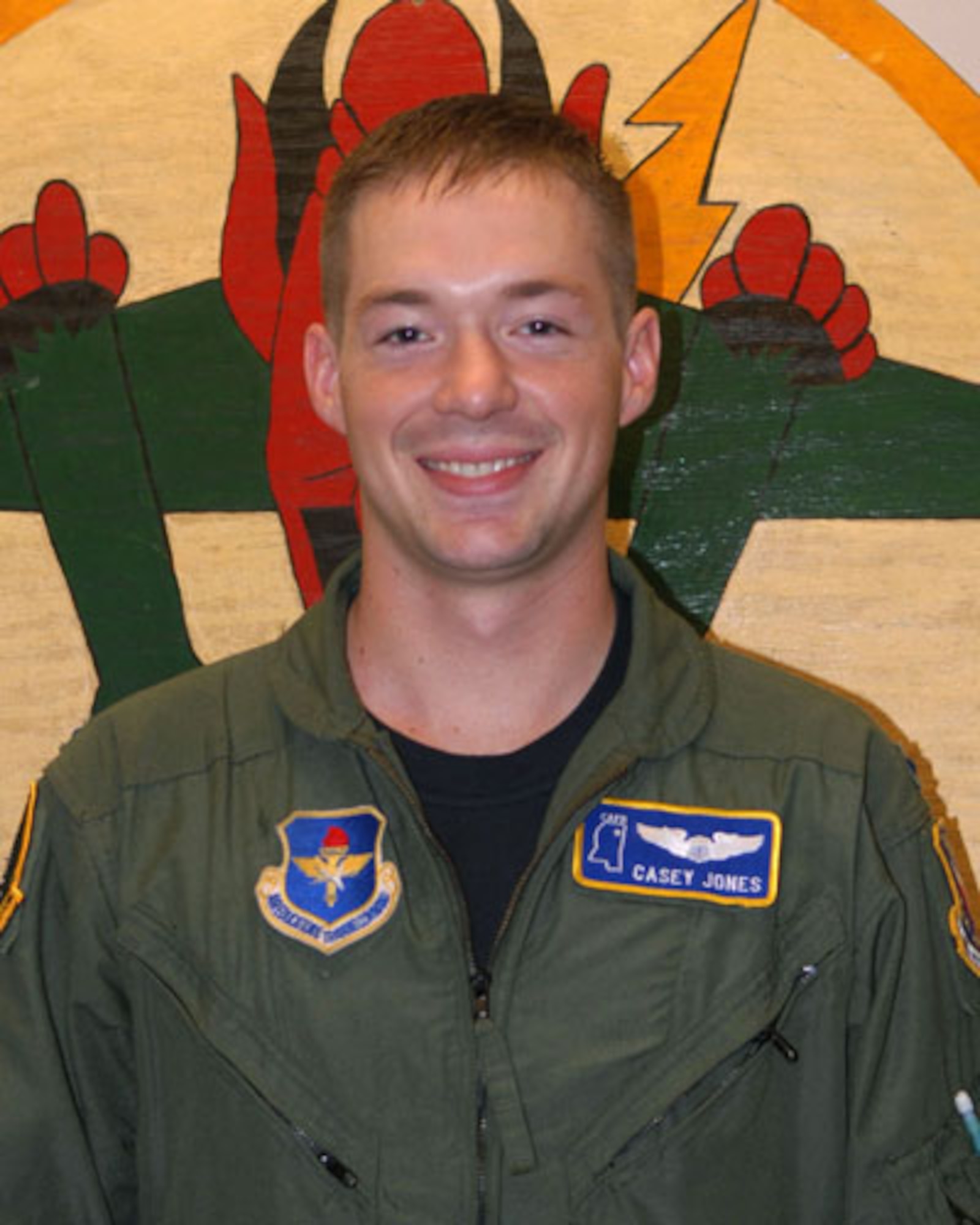 Second Lt. Casey Jones graduated the Introduction to Fighter Fundamentals course Nov. 17. He will fly the F-15E. (U.S. Air Force photo). 
