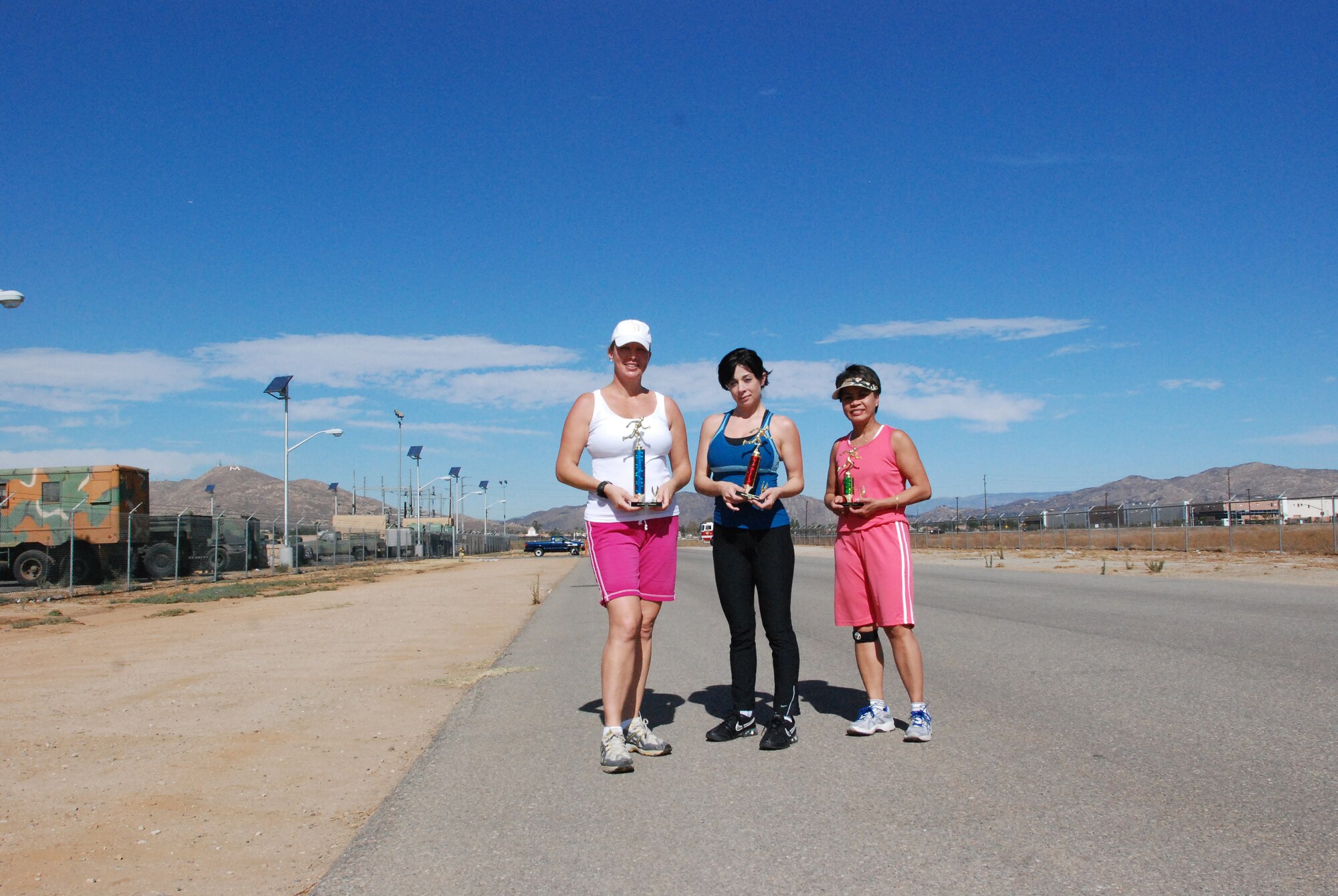 Jive Turkey 5K Women's top 3. (U.S. Air Force photo)