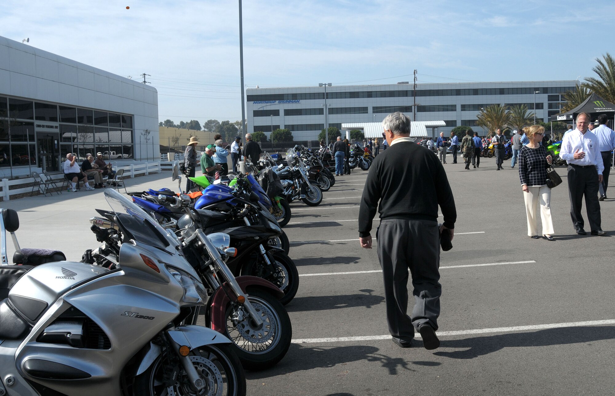 Los Angeles AFB Space and Missile Systems Center held a Motorcycle Awareness Day, Nov. 9. Many motorcycle enthusiasts from the base came out to enjoy and learn. (Photo by Lou Hernandez)