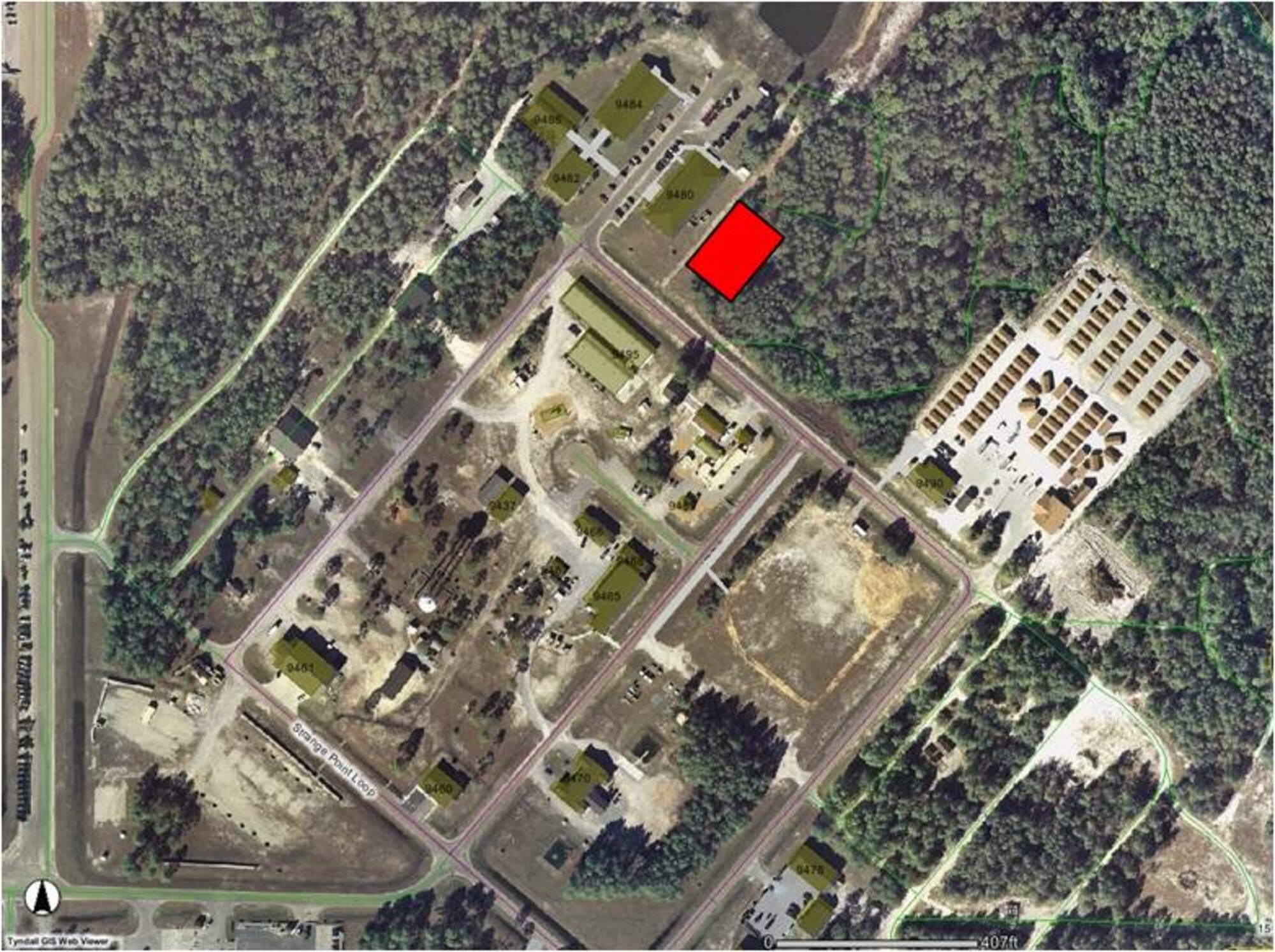 A new, energy-efficient fitness center is being be constructed at a cost of $623,100. The fitness center is scheduled to open in spring 2010. The money is part of the $23.3 million Tyndall received in 2009 as part of the Recovery and Reinvestment Act, a stimulus package signed by President Barack Obama on Feb 17 to jumpstart the American economy. (U.S. Air Force courtesy photo)  
