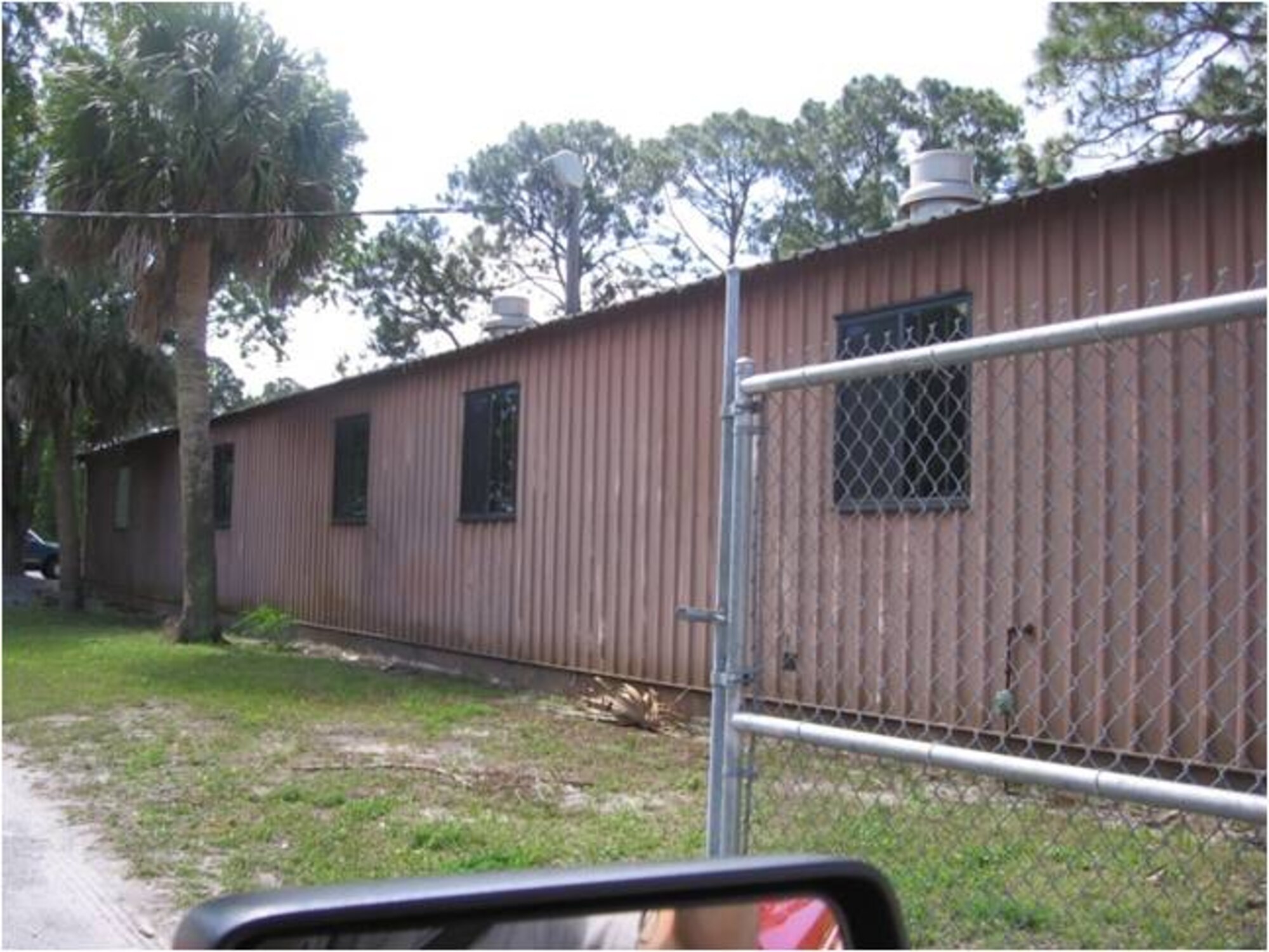 BEFORE: The base’s Natural Resources building had all interior and exterior surfaces repainted at a cost of $55,100. The money was part of the $23.3 million Tyndall received in 2009 as part of the Recovery and Reinvestment Act, a stimulus package signed by President Barack Obama on Feb 17 to jumpstart the American economy. (U.S. Air Force courtesy photo)  
