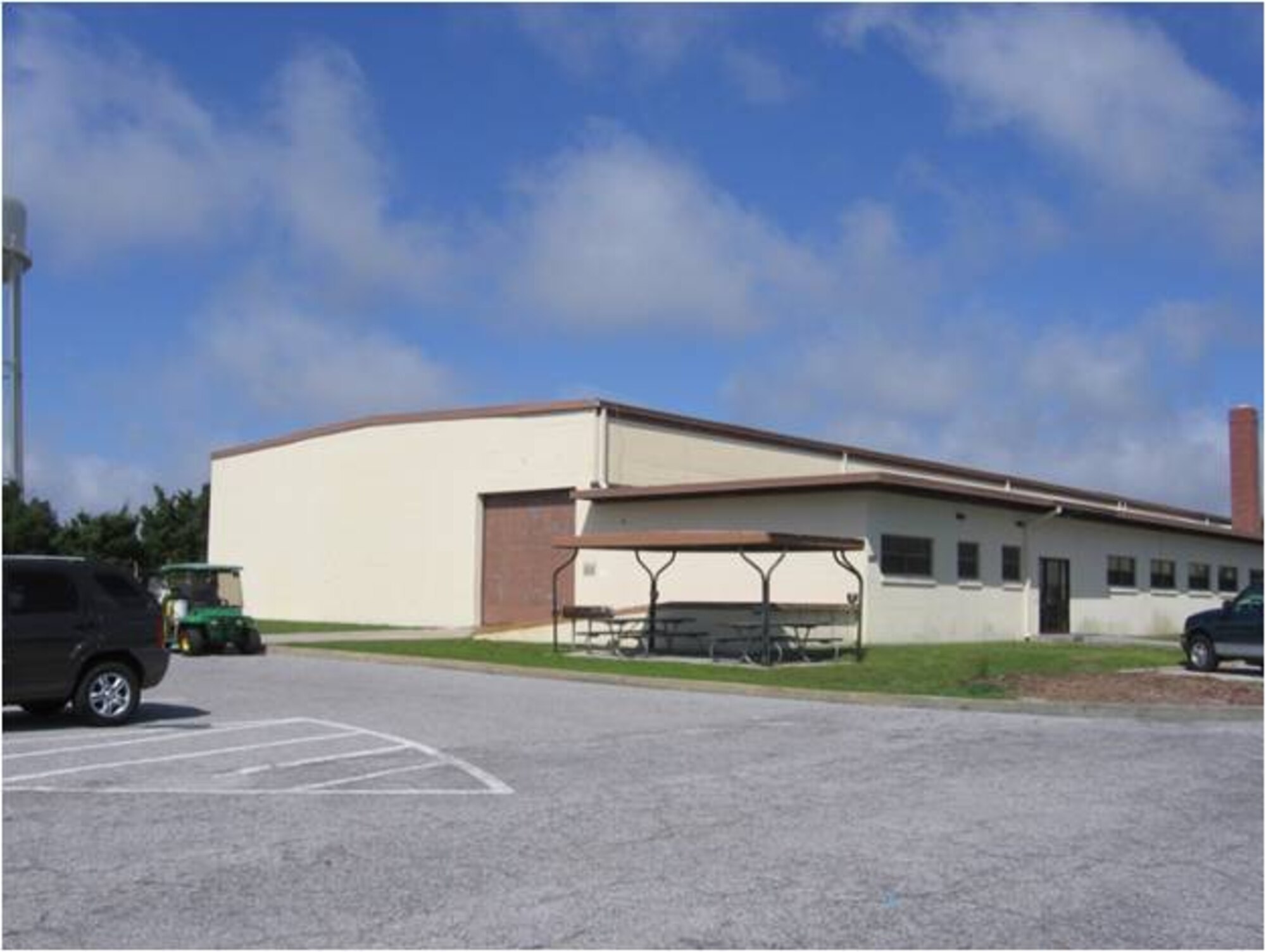 The Flight Simulator building and Aerospace Physiology received $300,000 of Recovery and Reinvestment Act money to paint the interior and exterior of their facilities. Tyndall received $23.3 million in 2009 as part of the Recovery and Reinvestment Act, a stimulus package signed by President Barack Obama on Feb 17 to jumpstart the American economy.  (U.S. Air Force courtesy photo)