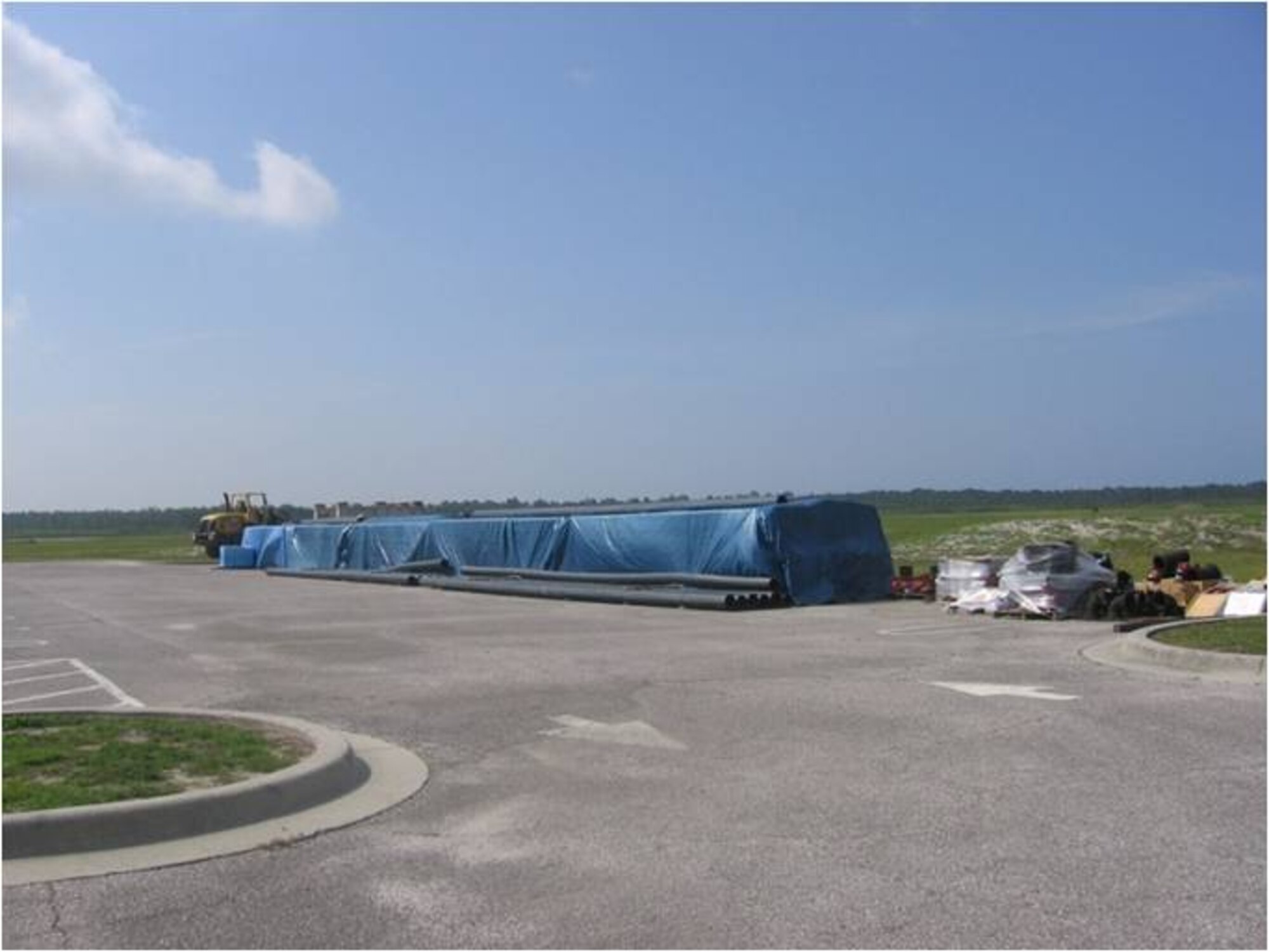 Tyndall will spend $629,100 of the Recovery and Reinvestment Act money replacing well water lines with city water which will increase quality and reduce maintenance. Tyndall received $23.3 million in 2009 as part of the Recovery and Reinvestment Act, a stimulus package signed by President Barack Obama on Feb 17 to jumpstart the American economy. (U.S. Air Force courtesy photo)