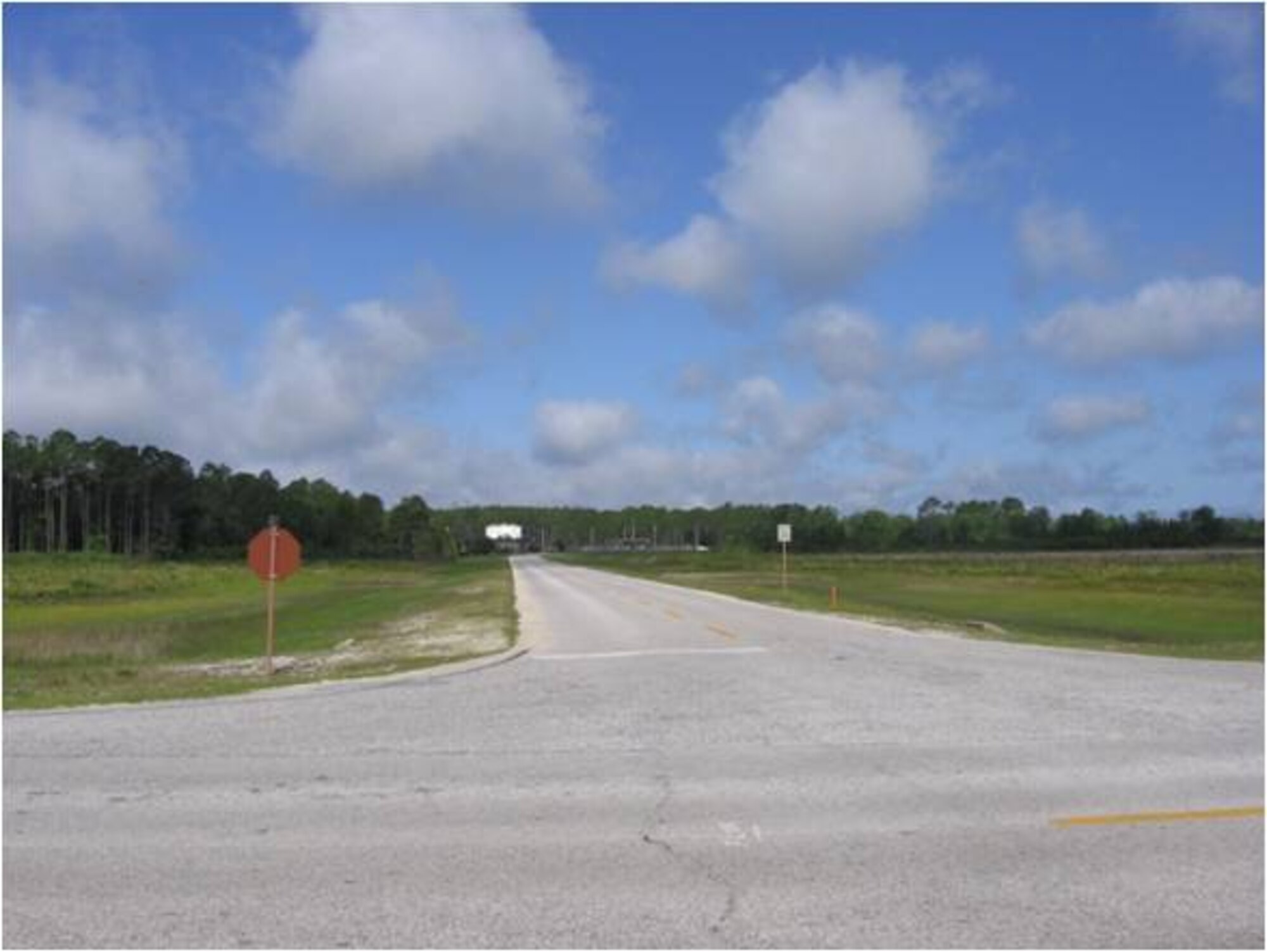BEFORE: Refueling units, weighing approximately 70,000 pounds, necessitated the $189,900 removal and replacement of existing asphalt. The money is part of the $23.3 million Tyndall received in 2009 as part of the Recovery and Reinvestment Act, a stimulus package signed by President Barack Obama on Feb 17 to jumpstart the American economy. (U.S. Air Force courtesy photo)