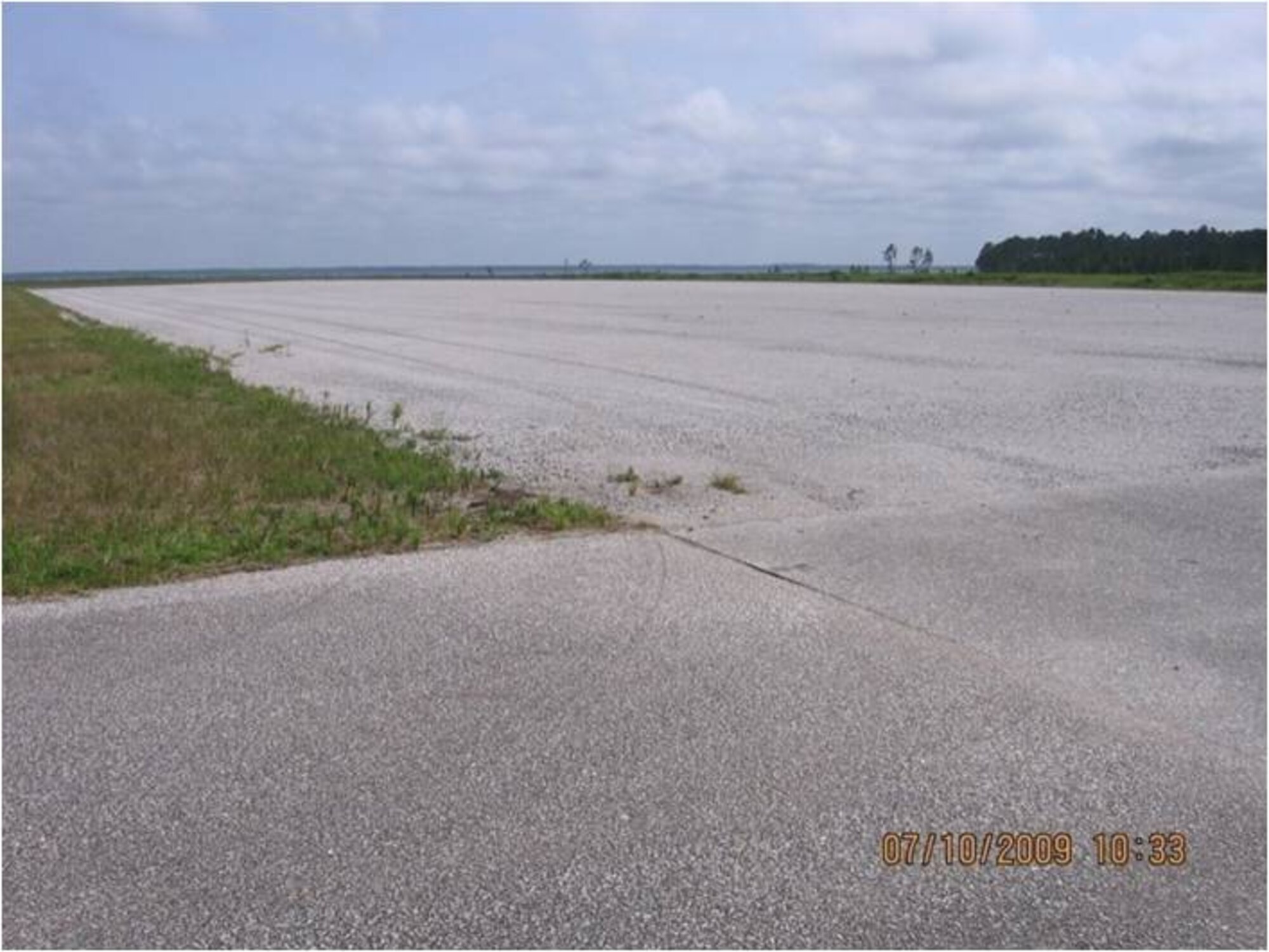 Tyndall will spend $304,000 of the Recovery and Reinvestment Act money adding a two-inch asphalt layer to the end of Drone runway 18’s overrun to comply with the Unified Facility Criteria. Tyndall received $23.3 million in 2009 as part of the Recovery and Reinvestment Act, a stimulus package signed by President Barack Obama on Feb 17 to jumpstart the American economy. (U.S. AIr Force courtesy photo)