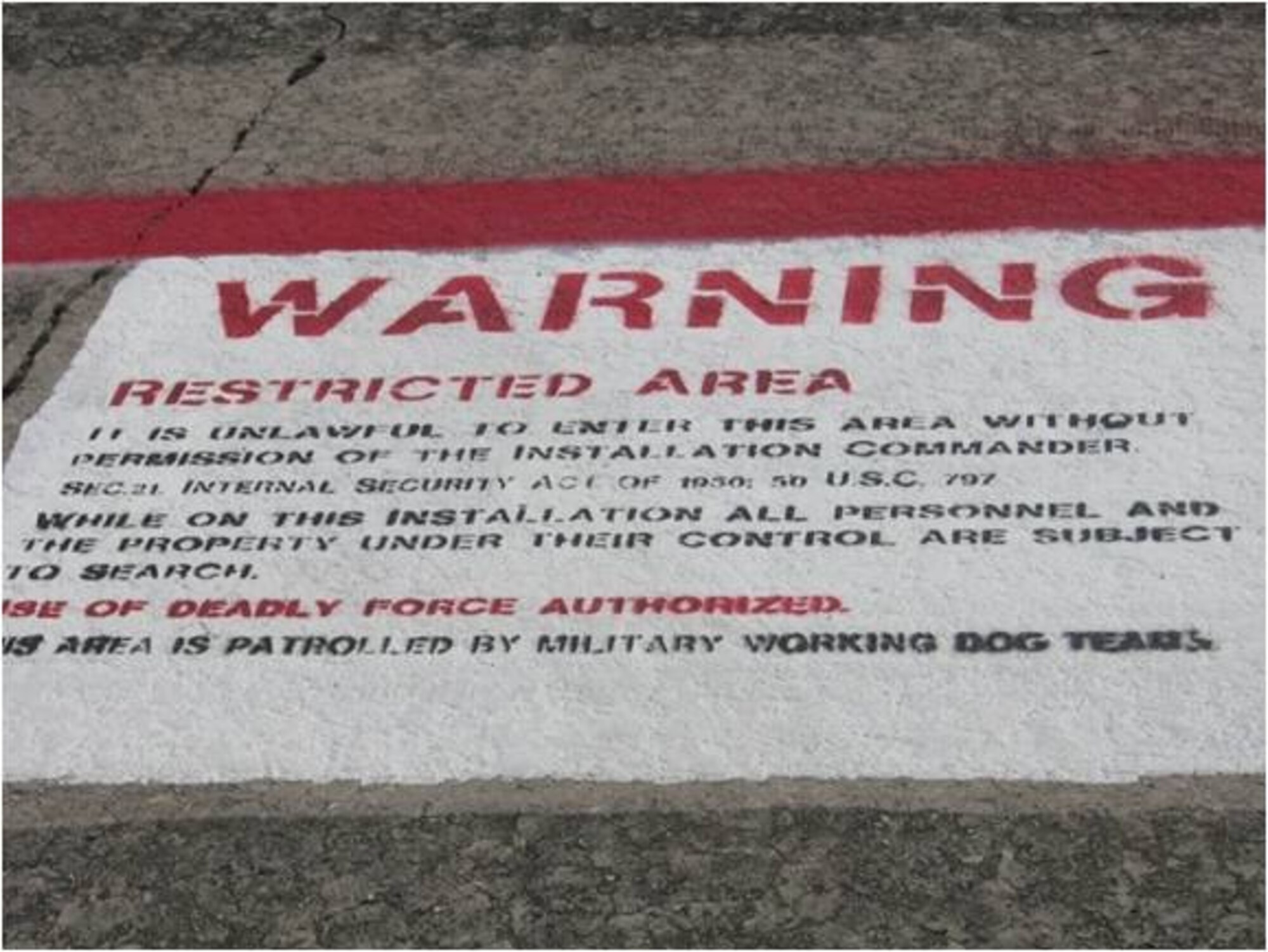 AFTER:Faded red lines and illegible print caused safety hazards on the flight line. Tyndall dedicated $318,000 of the money to performing routine airfield maintenance. Tyndall received $23.3 million in 2009 as part of the Recovery and Reinvestment Act, a stimulus package signed by President Barack Obama on Feb 17 to jumpstart the American economy. (U.S. Air Force courtesy photo)