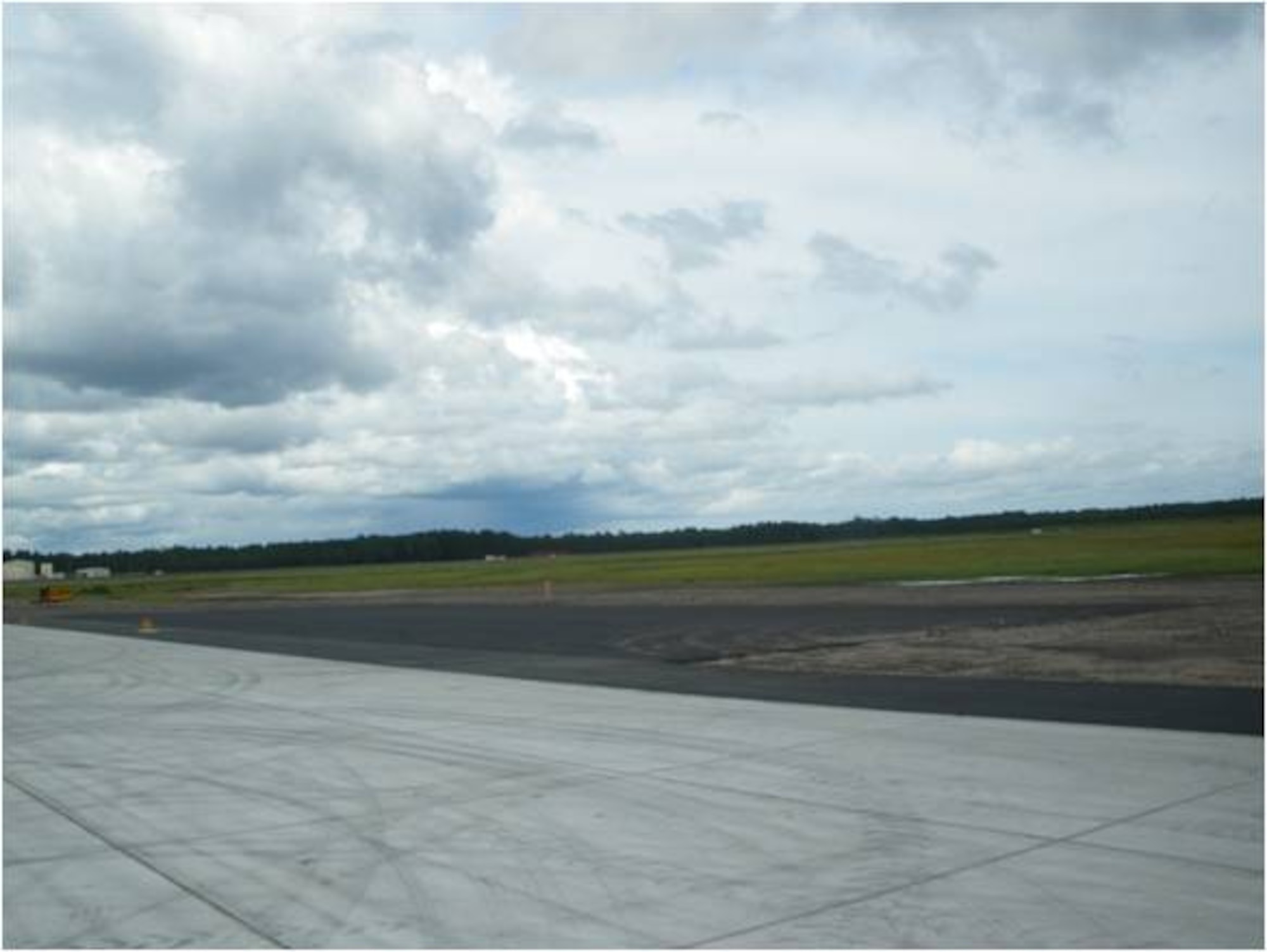 AFTER: A $130,500 drainage culvert was added near Taxiway Juliet to produce a gradual slope in the clear zone. Tyndall received $23.3 million in 2009 as part of the Recovery and Reinvestment Act, a stimulus package signed by President Barack Obama on Feb 17 to jumpstart the American economy. (U.S. Air Force courtesy photo)