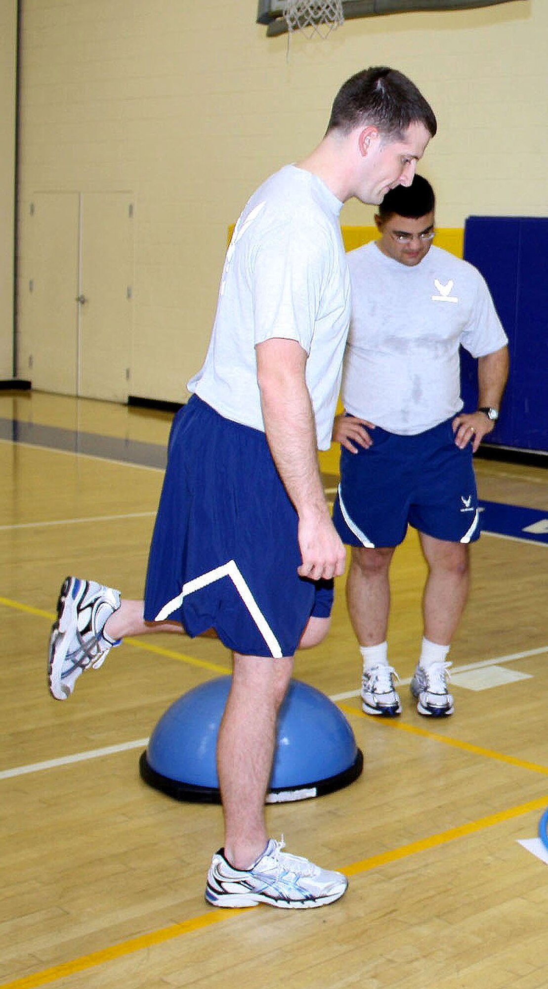 TRAVIS AIR FORCE BASE, Calif. -- The 349th Air Mobility Wing hosted a Junior Officer Development Seminar Nov. 5-8, at Travis Air Force Base. Lieutenants and captains had the opportunity to share networking, mentoring and ideas during the four day course. Included were presentations by various professionals working with the theme of “Cultivating Resiliency in Dynamic Environments- Transitioning from Surviving to Thriving." Here, the young officers are engaged in physical training in the form of circuit training. (U.S. Air Force photo/Senior Master Sgt. Ellen L. Hatfield)
