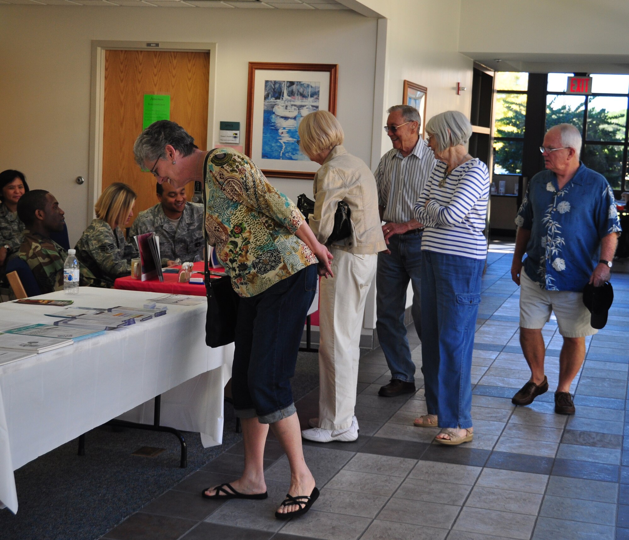 Retiree Appreciation day was held Nov. 14 at the 325th Medical Group clinic to show gratitiude for those who served in the Armed Forces. (U.S. Air Force photo by Airman 1st Class Rachelle Elsea)