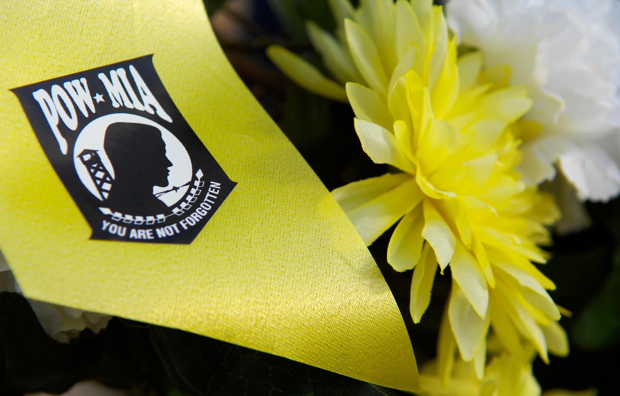 VANDENBERG AIR FORCE BASE, Calif. -- POW/MIA ribbon. (U.S. Air Force Photo/ by Airman 1st Class Andrew Lee)
 
 










