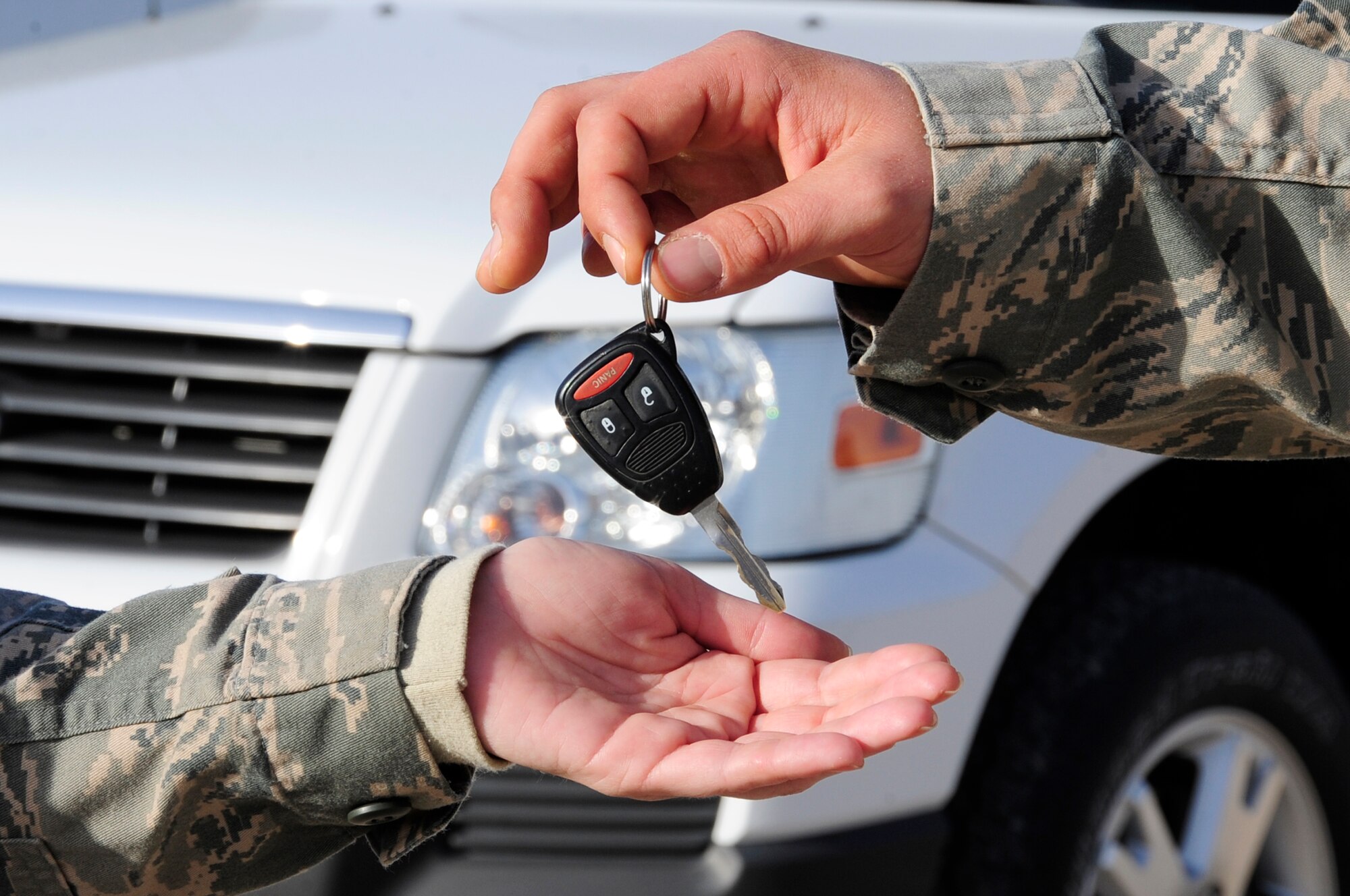 ALI BASE, Iraq -- Members of the 407th Air Expeditionary Group are turning in vehicles that have not been deemed mission critical as the group downsizes its vehicle fleet, taking another step toward a responsible drawdown here, Nov. 19, 2009. (U.S. Air Force photo/Senior Airman Tony R. Ritter)