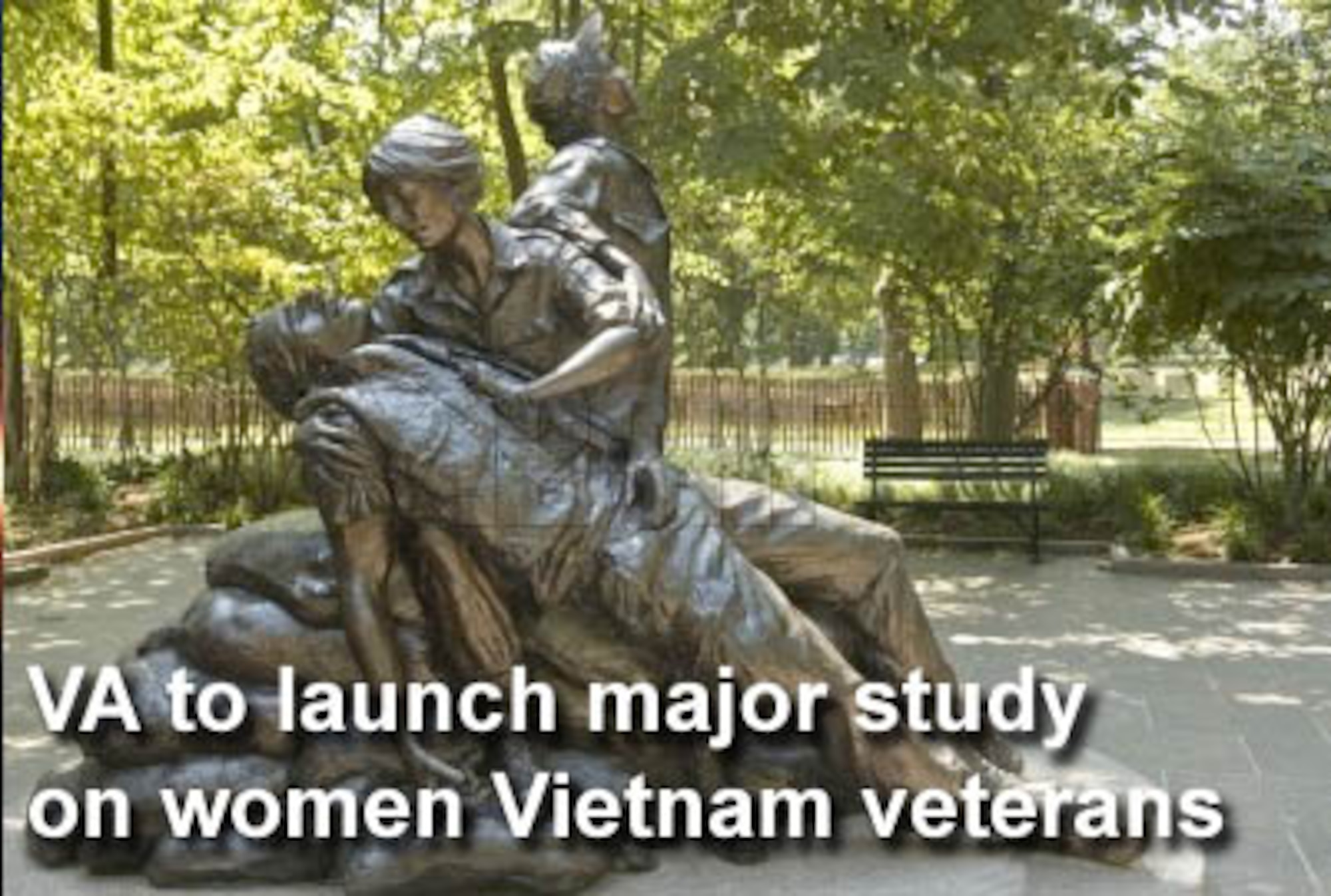 The Department of Veterans Affairs secretary has announced the launch of a comprehensive study of women Vietnam veterans.  The study will begin in November and continue for four years.  (U.S. Air Force photo illustration)