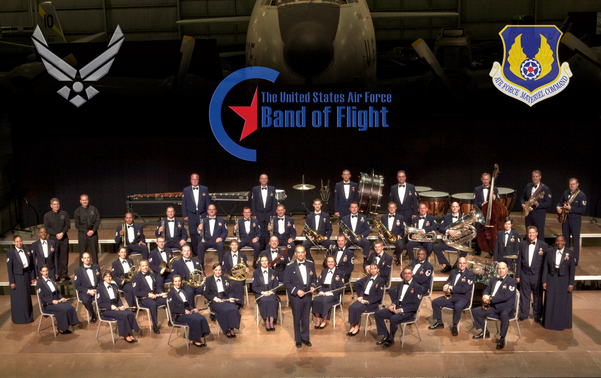 The U.S. Air Force Band of Flight at Wright-Patterson Air Force Base, Ohio, will perform free public holiday concerts at the Dayton Masonic Center, Dec. 11 – 13.  (U.S. Air Force image)