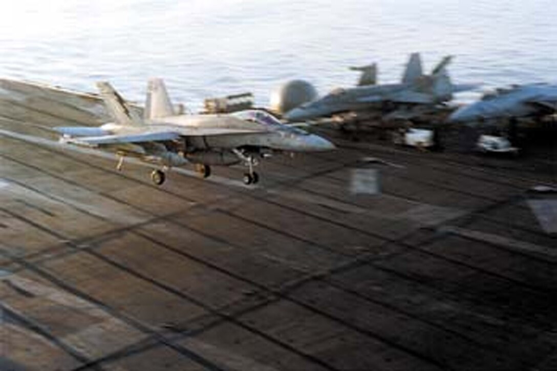 Thunderbolts of VMFA-251 added another line to the rich history of Marine Corps aviation when they launched F/A-18C Hornets from the USS Theodore Roosevelt, becoming the first Marine Fighter Attack Squadron to engage the Taliban enemy in Afghanistan.