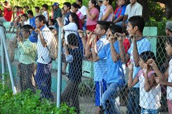 ILOPANGO, El Salvador – Villagers of San Diego, El Salvador sit and wait for members of Joint Task Force-Bravo to arrive Nov. 20. JTF-Bravo Medical Element performed a Medical Civil Action Program, or MEDCAP, from Nov. 19 to 23 treating 2,987 people in several different cities affected by the El Salvador mudslides. A team of 10 MEDEL personnel along with the El Salvador’s Ministry of Health personnel and local physicians conducted the MEDCAP for the benefit of Salvadorans in the cities of Guadalupe, San Diego, San Emigdio and Las Isetas -- the cities that were most affected by the flooding that began Nov. 8 (U.S. Air Force photo/Staff Sgt. Chad Thompson).