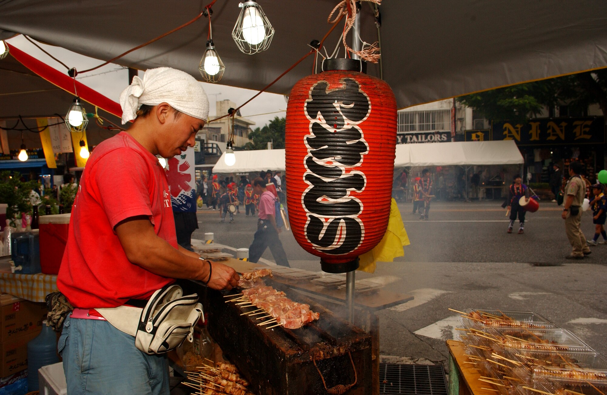 Okinawa City hosted a big international carnival Nov. 21-22 just outside of Gate 2 at Kadena Air Base, Japan. The cultural event brought together many of the different cultures that exist on Okinawa from displaying a colorful parade, tug of war, a variety of performances and exotic foods. This is an annual event aimed to contribute to creating the city as an "Internationally Cultural Town in Tourism" through music, traditional dances, and sports events.
(U.S. Air Force photo/Tech. Sgt. Reynaldo Ramon) 


