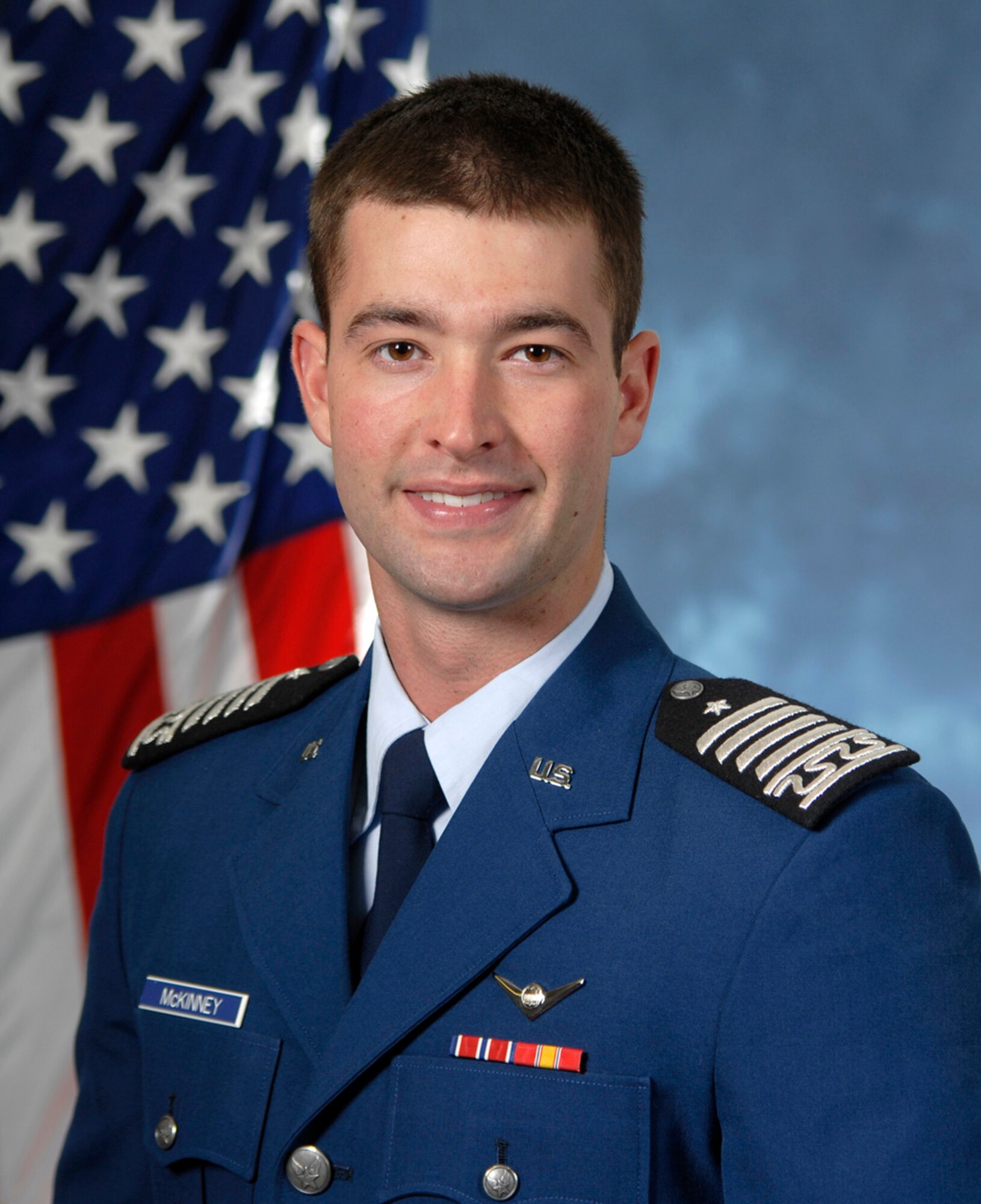 Cadet 1st Class Austin McKinney was named a Marshall Scholarship winner for 2010. Cadet McKinney, a Michigan native, is the U.S. Air Force Academy's 11th Marshall Scholar and the top-ranked cadet in the Class of 2010. (U.S. Air Force photo)